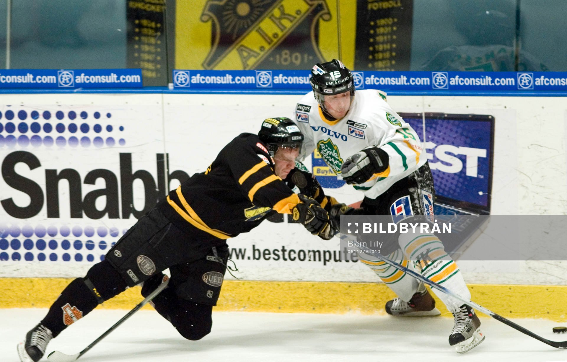 Stefan Gråhns, AIK och Nicklas Johansson, Björklöven