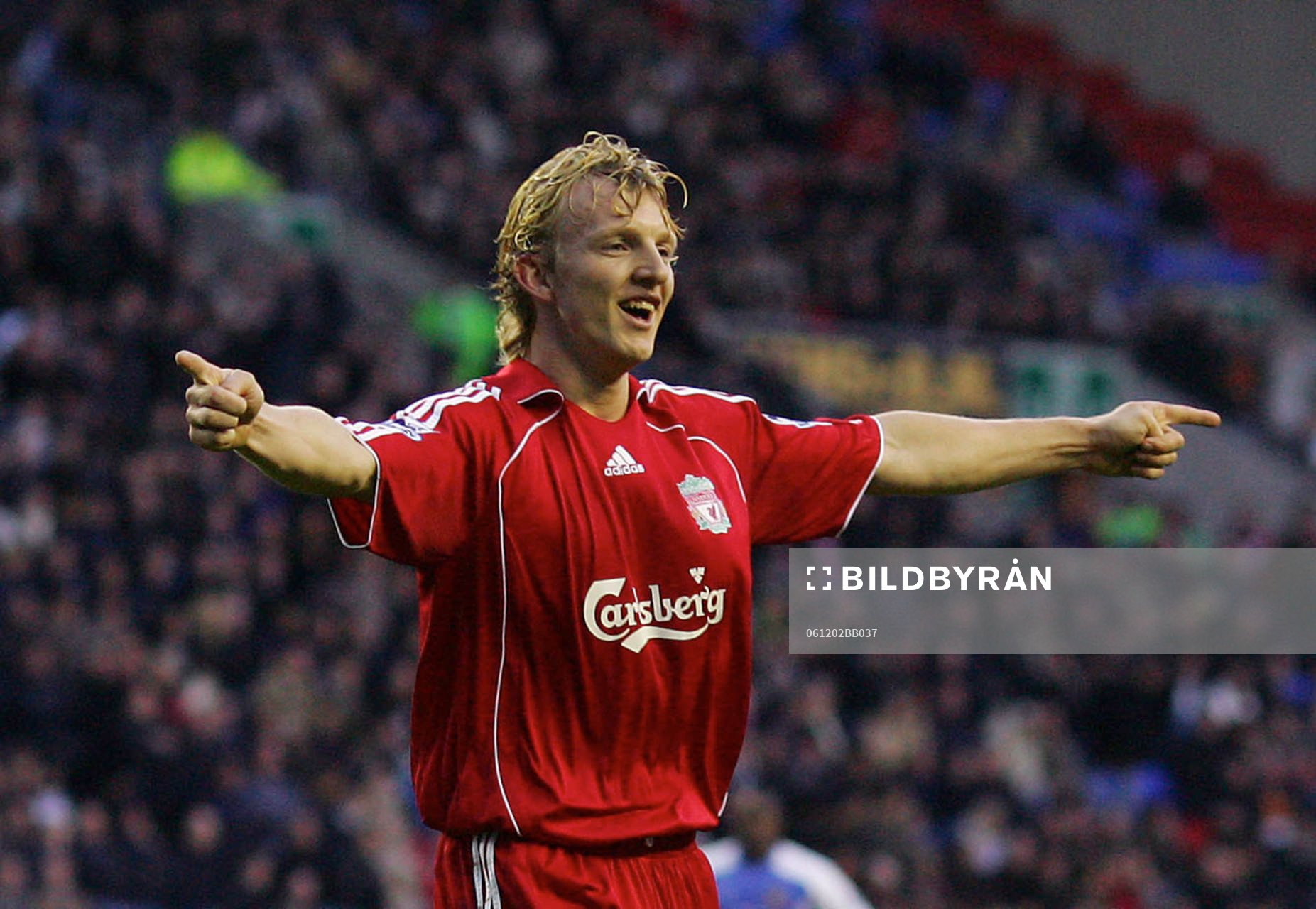  Dirk Kuyt, Liverpool, jubel.