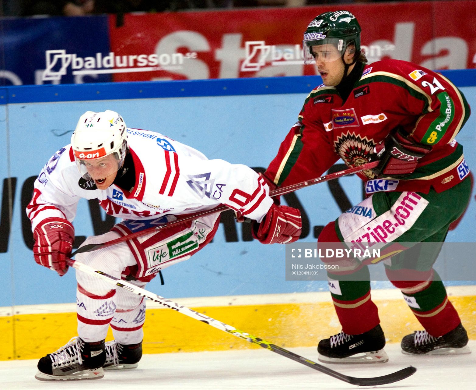 Oscar Sundh, Timrå och Markus Seikola, Frölunda