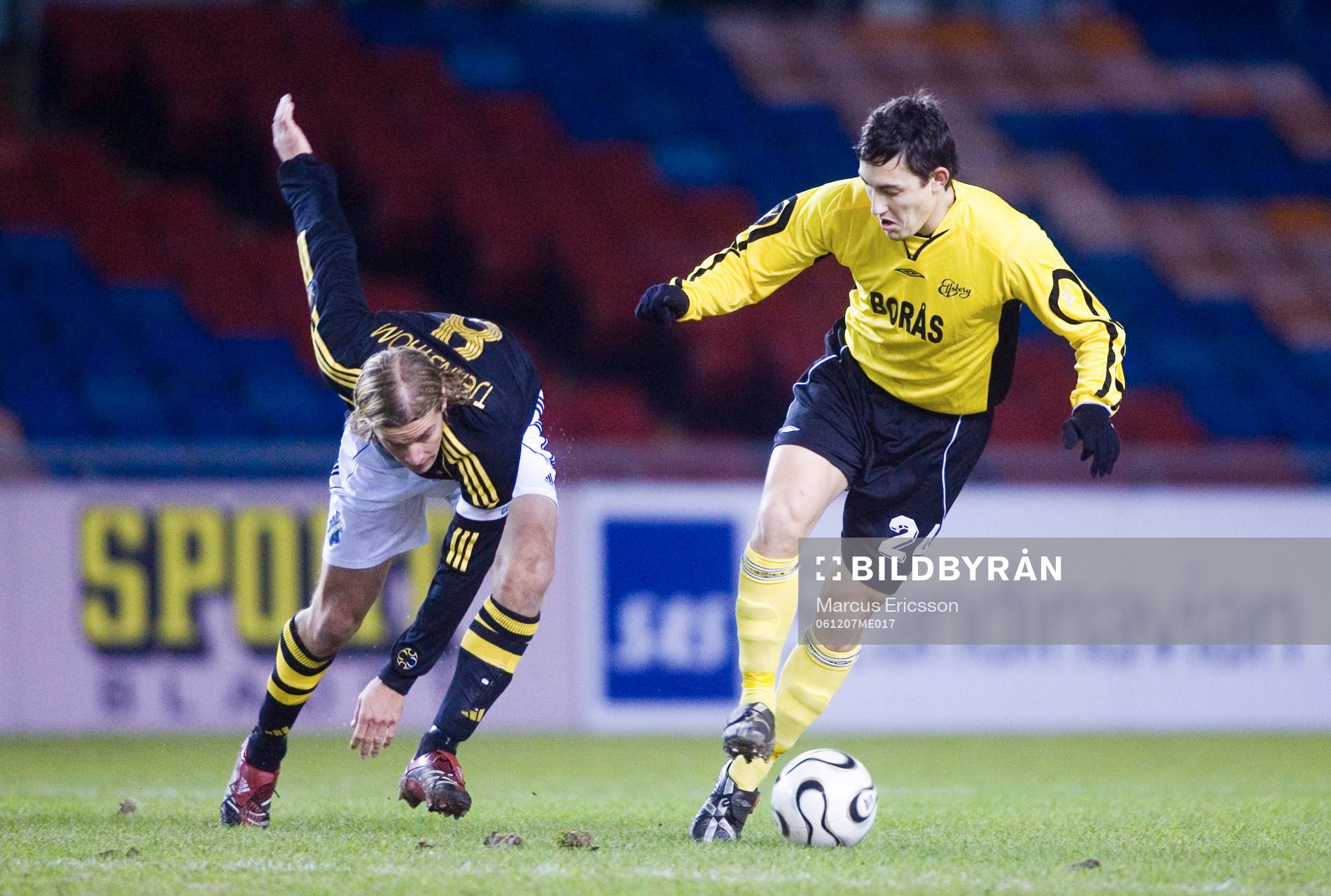 Daniel Tjernström, AIK och Stefan Ishizaki, Elfsborg