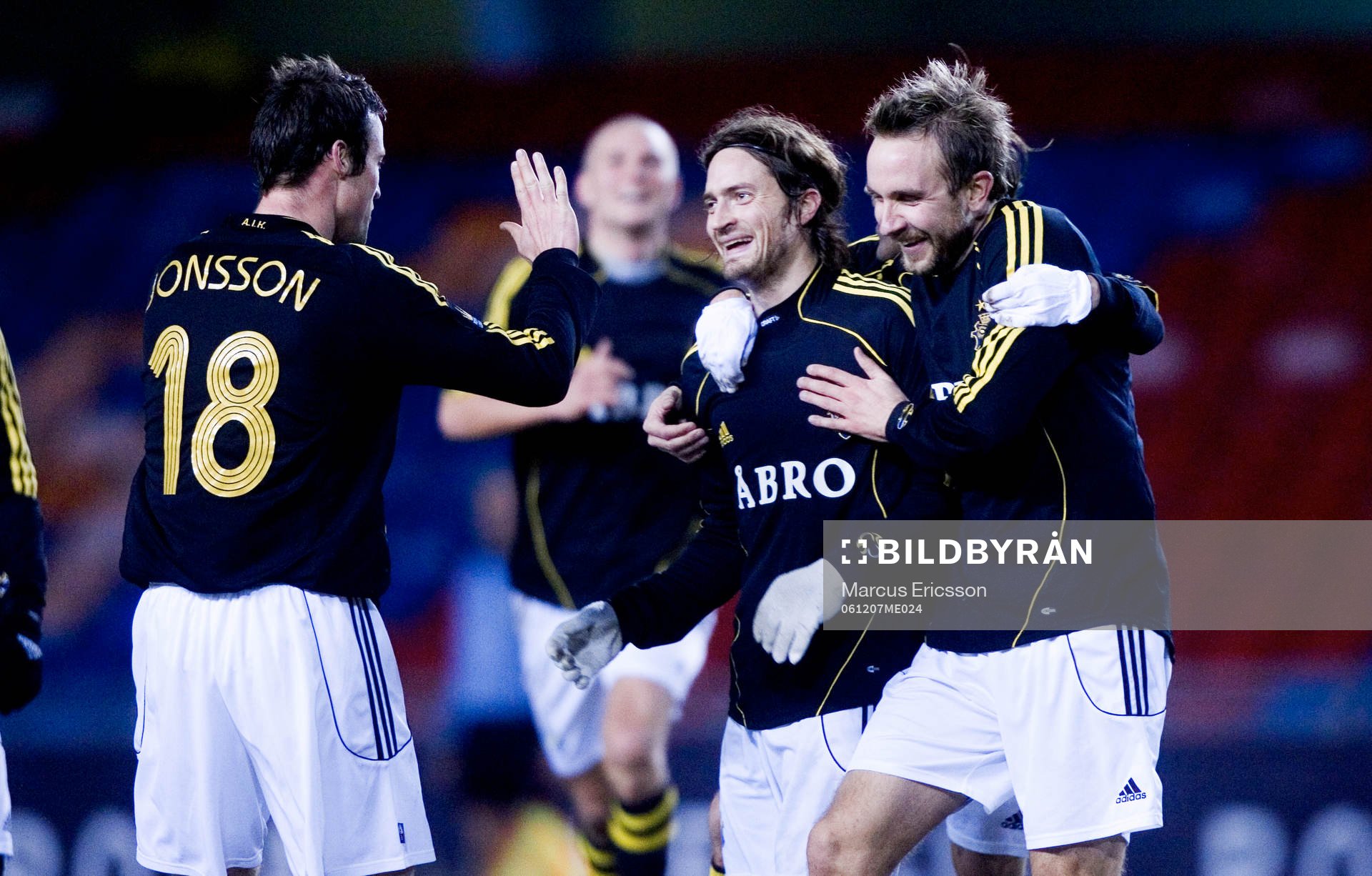 Mats Rubarth, AIK jubel