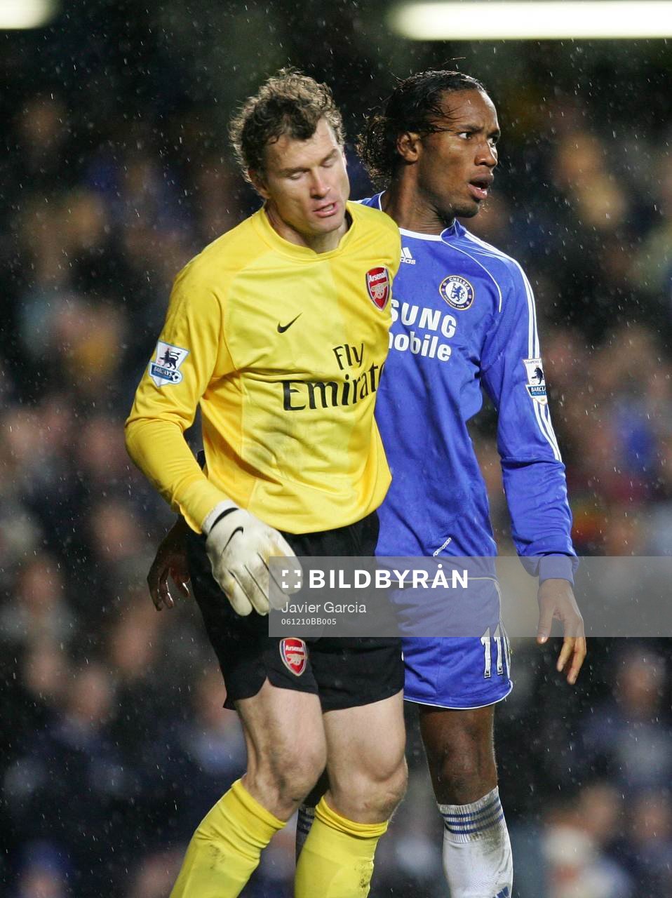 Jens Lehmann, Arsenal och Didier Drogba,  Chelsea