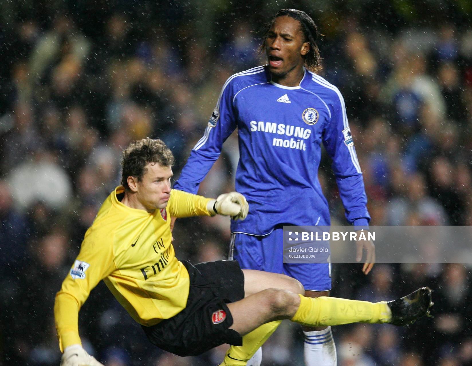 Jens Lehmann, Arsenal och Didier Drogba,  Chelsea