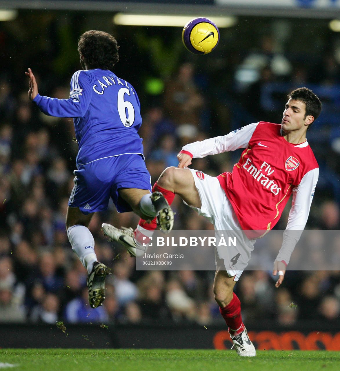 Ricardo Carvalho, Chelsea och Cesc Fabregas, Arsenal