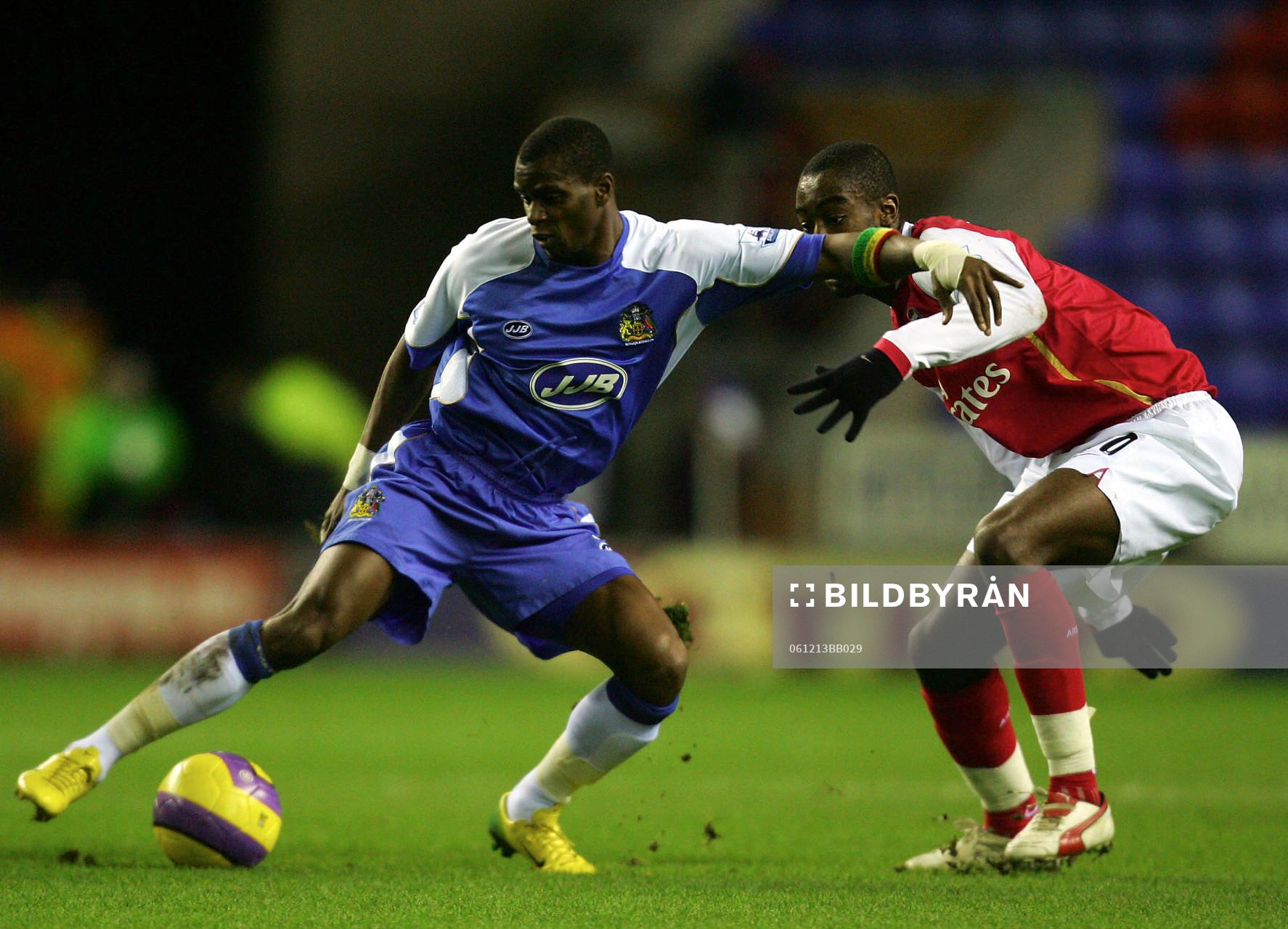 Henri Camara, Wigan och Johann Djourou, Arsenal