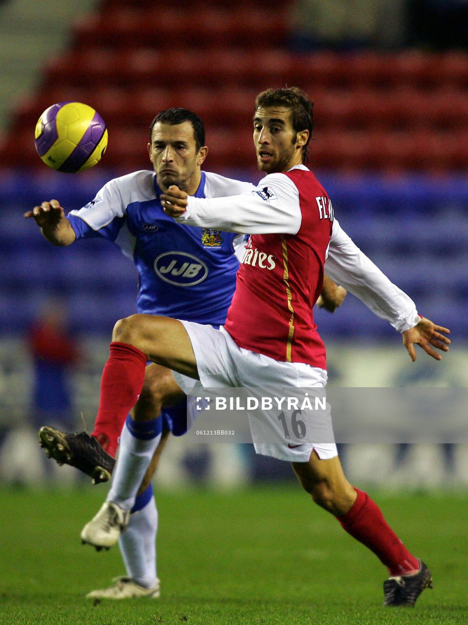  Mathieu Flamini, Arsenal och Josip Skoko, Wigan 
