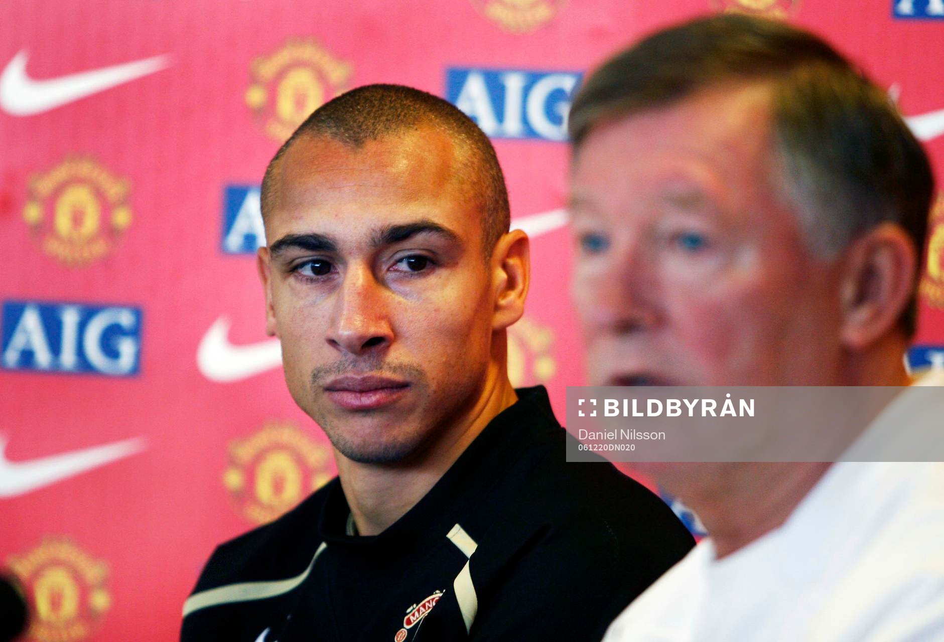 Henrik Larsson och Sir Alex Ferguson