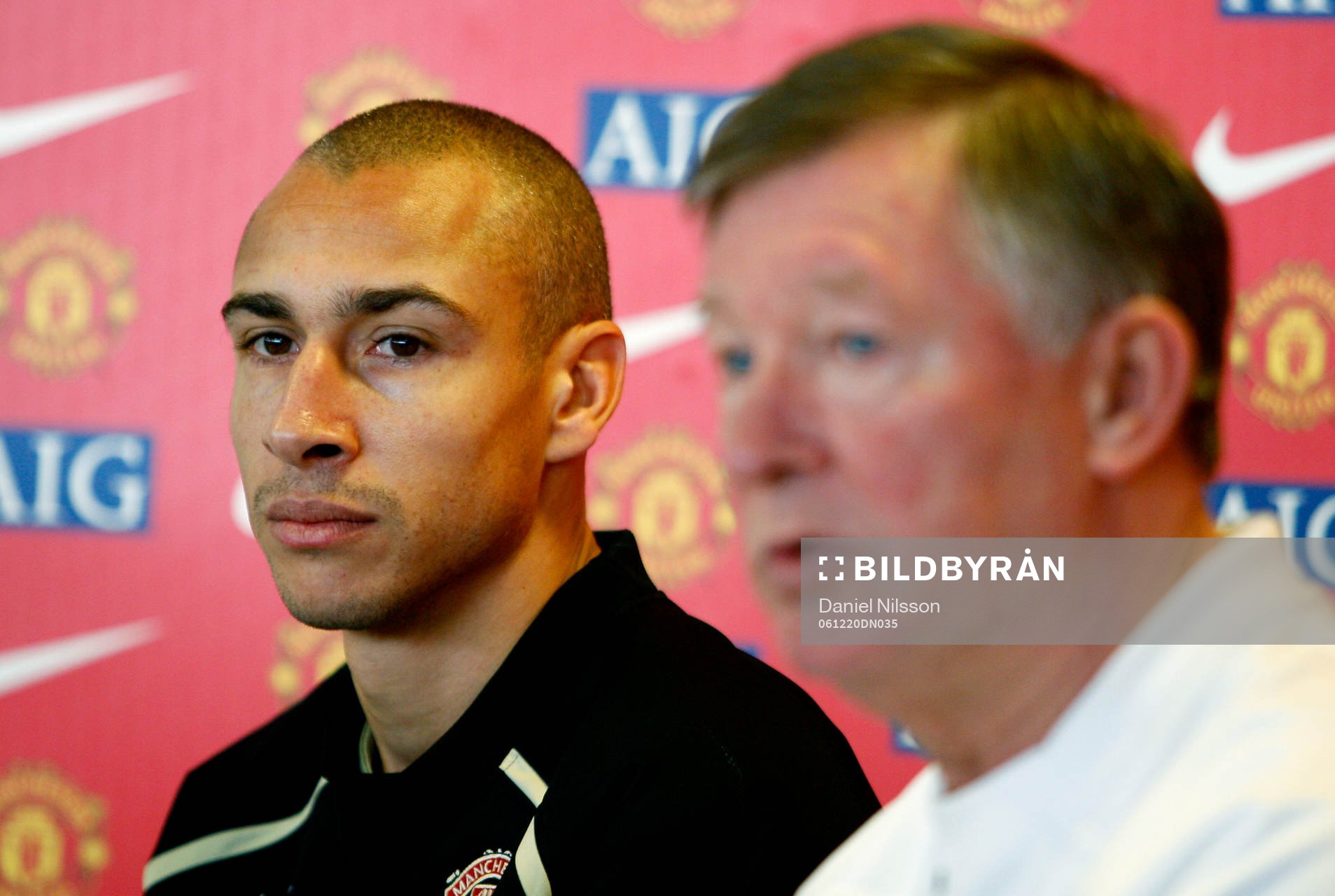 Henrik Larsson och Sir Alex ferguson
