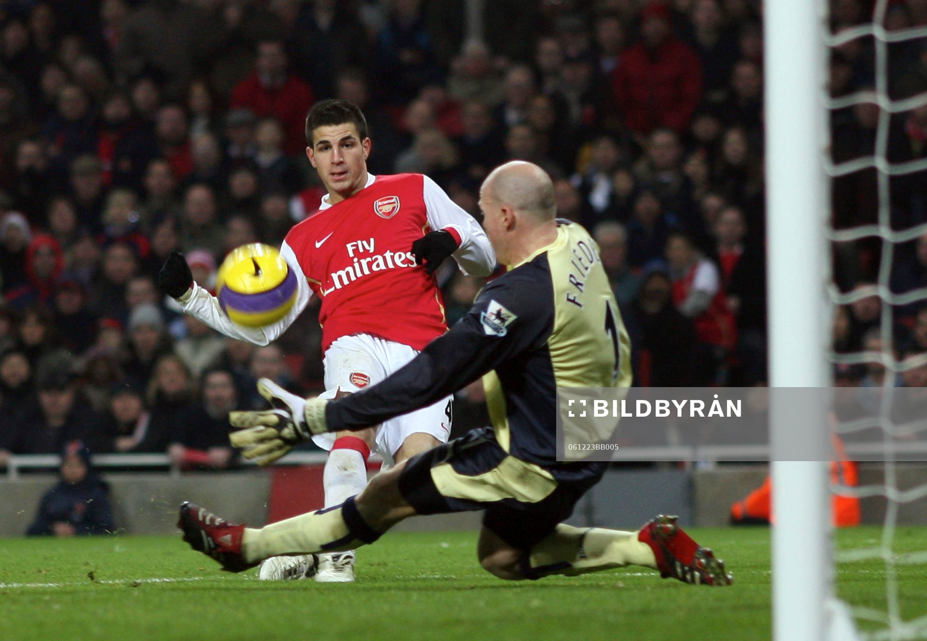Cesc Fabregas, Arsenal och Brad Friedel, Blackburn, Målvakt