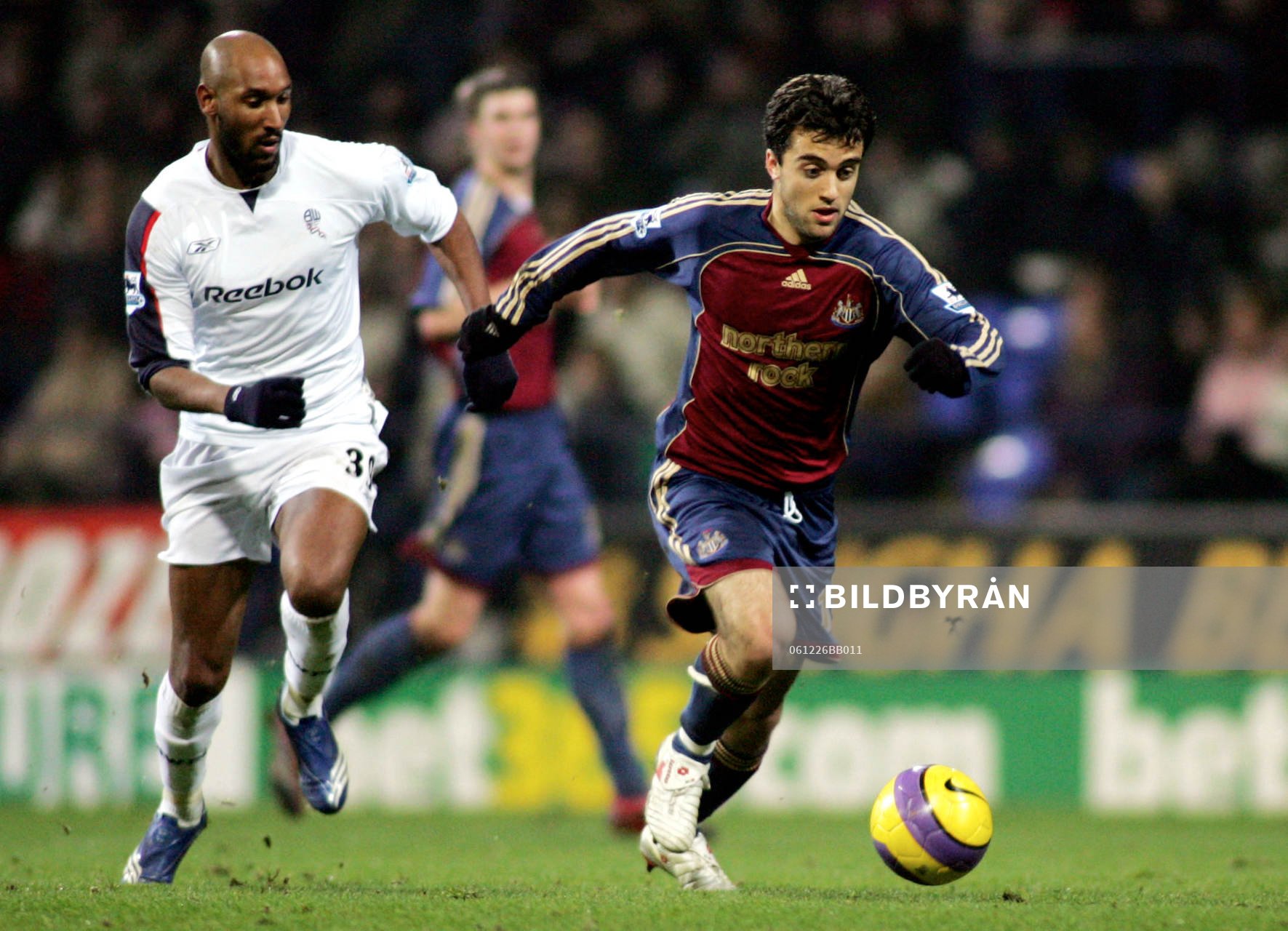 Giuseppe Rossi, Newcatle och Nicolas Anelka, Bolton