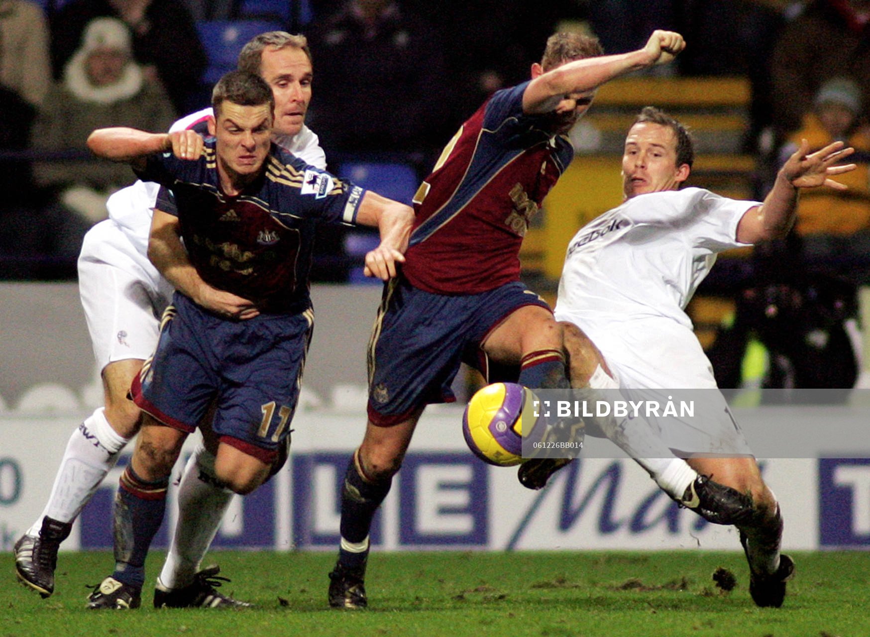 Scott Parker, Newcastle United och Henrik Pedersen, Bolton
