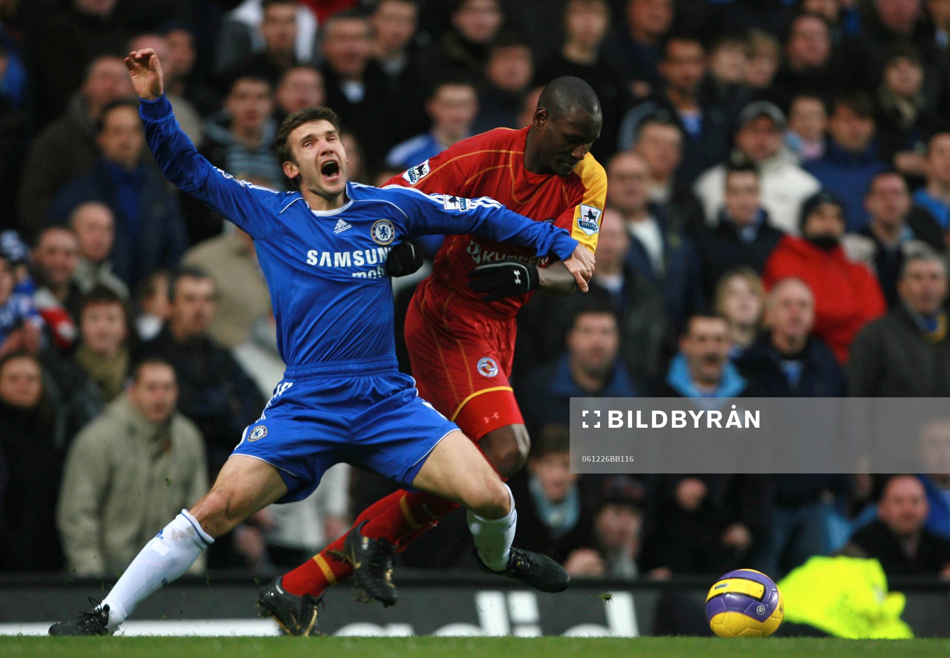 Andriy Shevchenko, Chelsea och Ibrahima Sonko, Reading