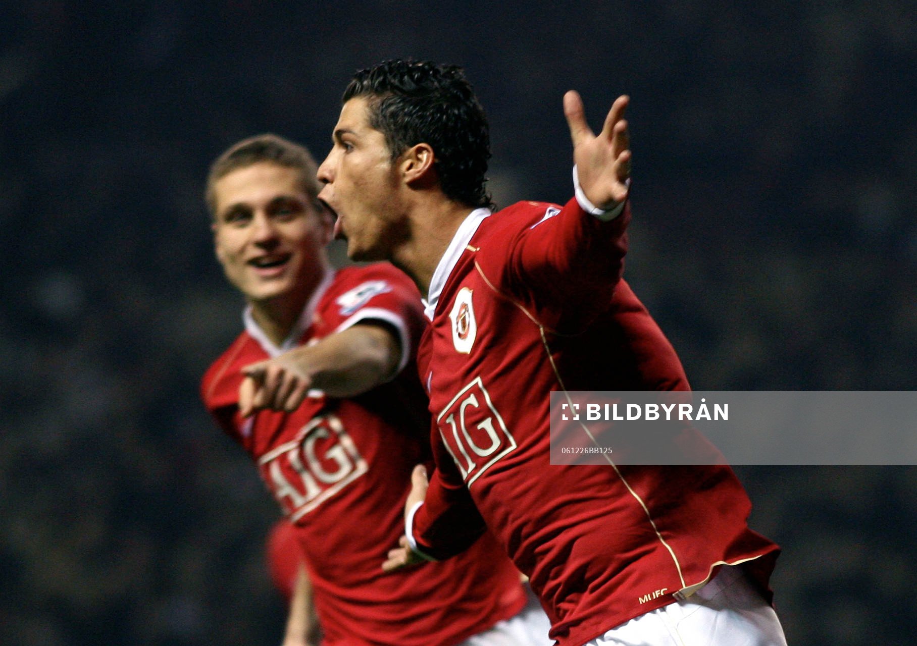 Cristiano Ronaldo, Manchester United, jubel, glädje