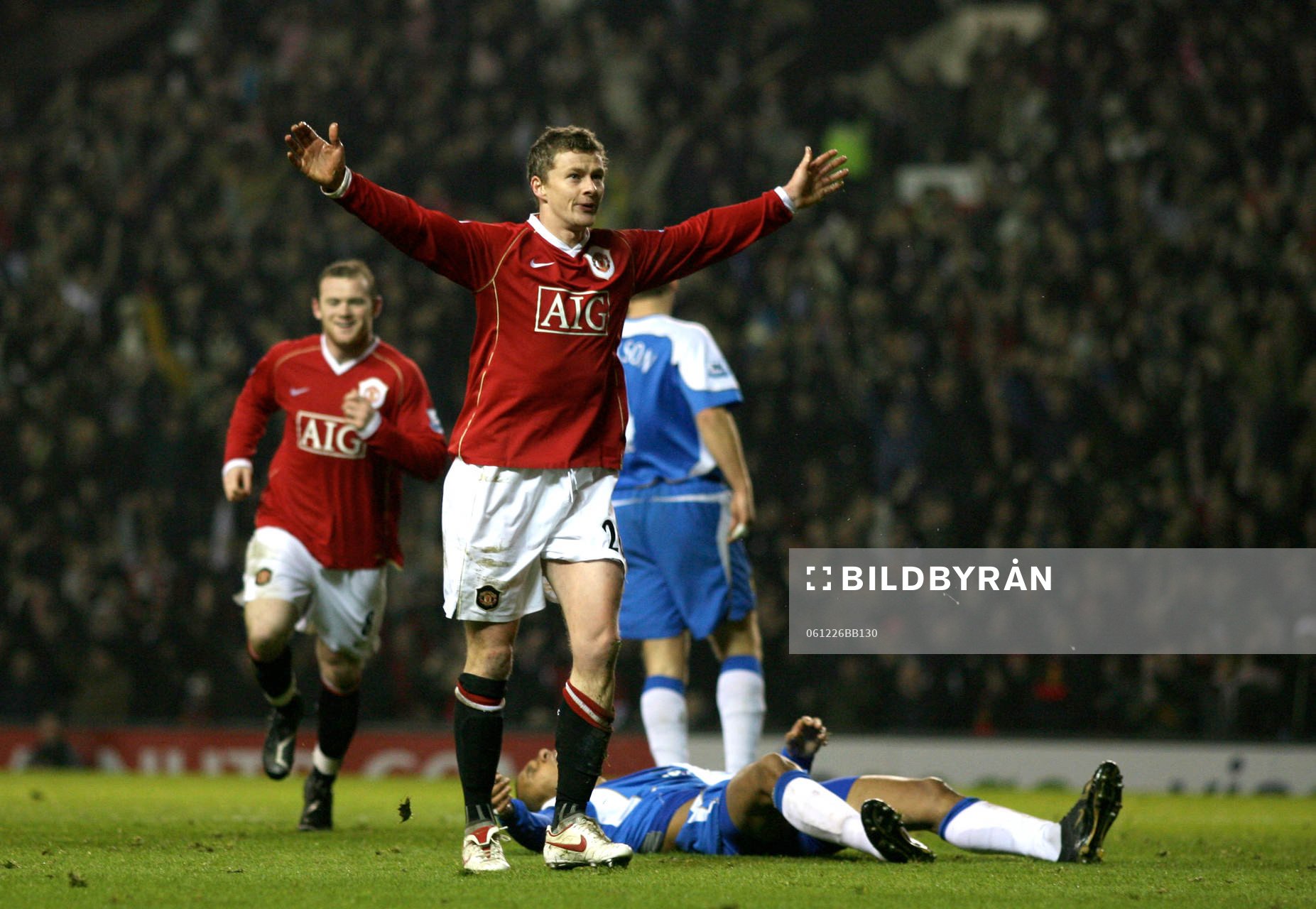 Ole Gunnar Solksjaer, Manchester United, jubel, glädje