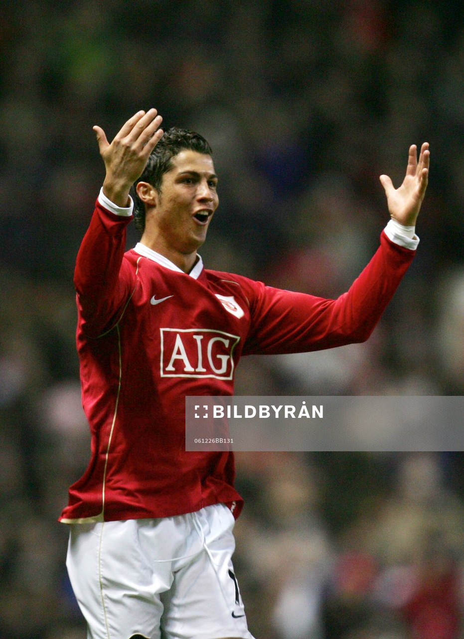 Cristiano Ronaldo, Manchester United, jubel, glädje