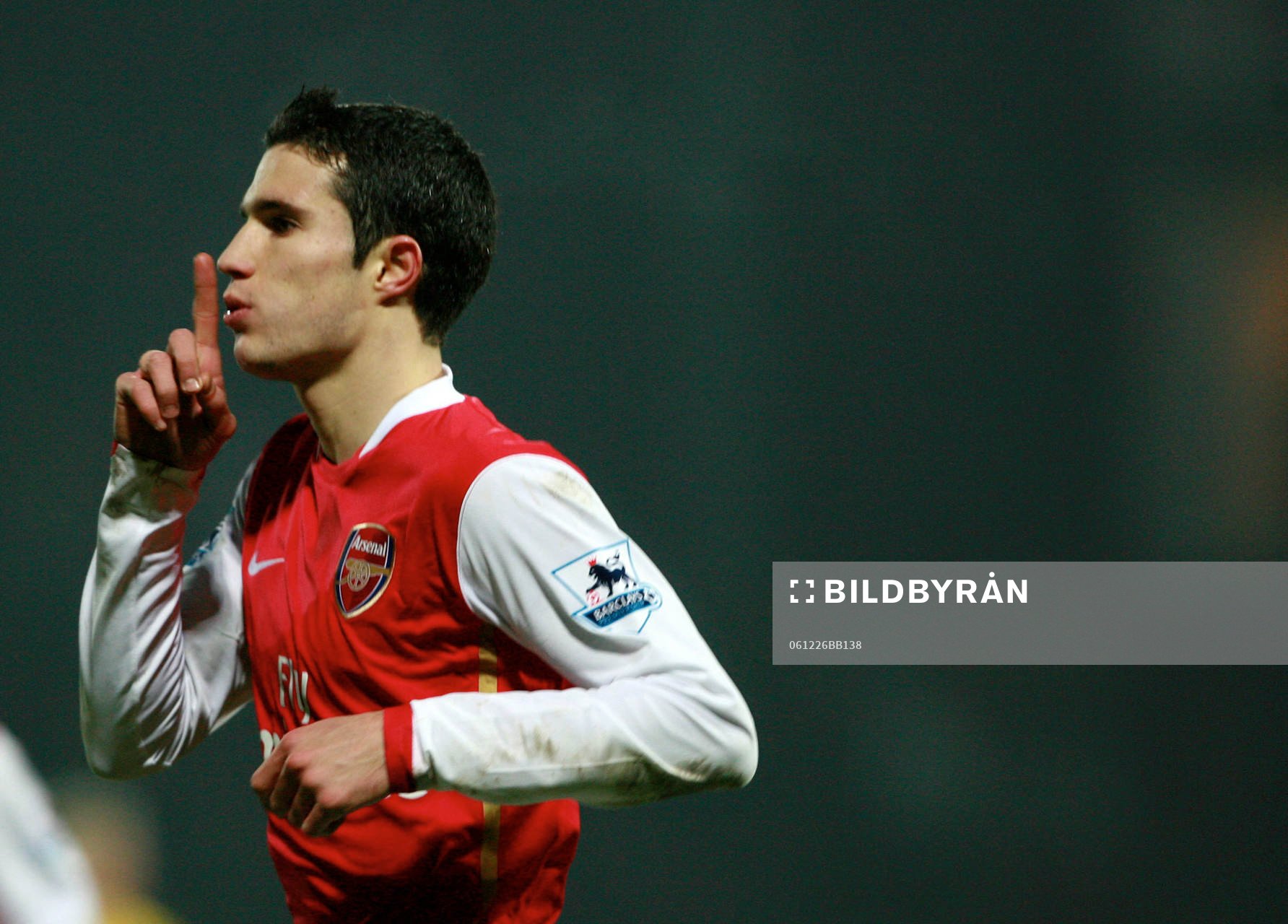  Robin Van Persie, Arsenal, jubel, glädje