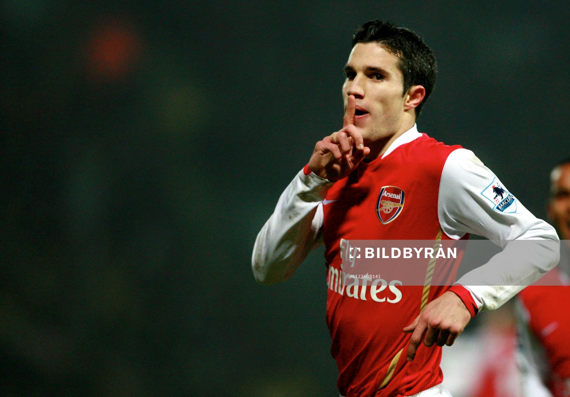  Robin Van Persie, Arsenal, jubel, glädje