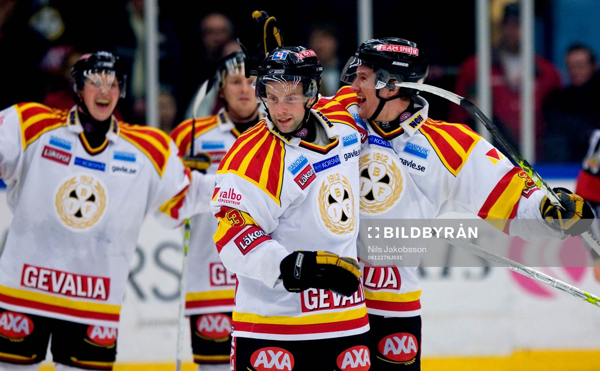Daniel Johansson, Sebastian Karlsson, Brynäs, Jubel
