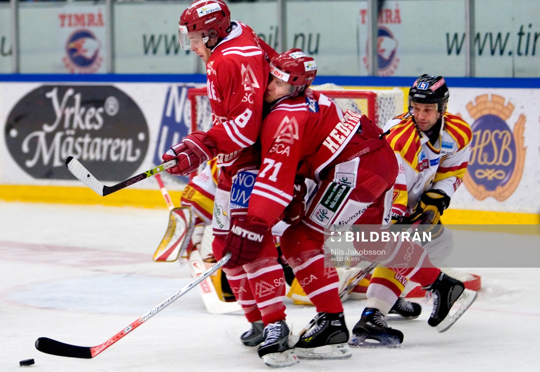 Sanny Lindström, Jonathan Hedström, Timrå, krockar