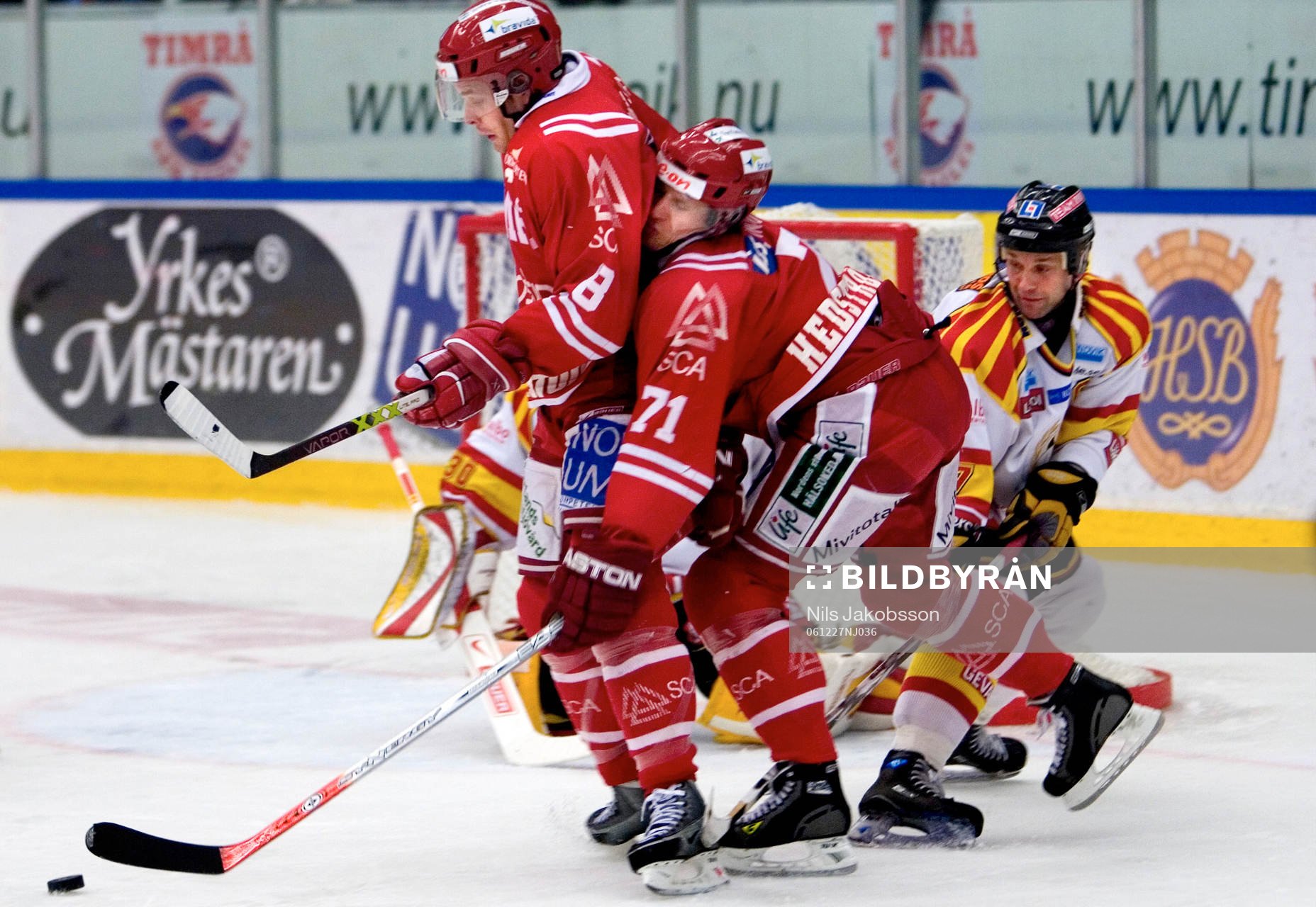 Sanny Lindström, Jonathan Hedström, Timrå, krockar
