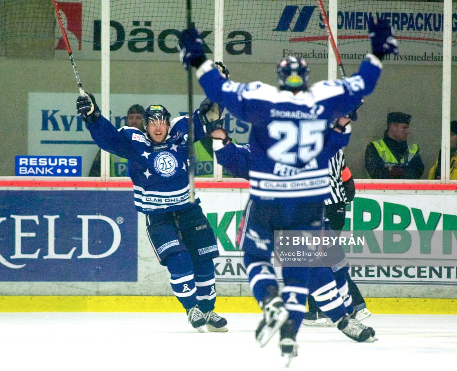 Patrik Tano, Tomi Pettinen, Leksand, jubel