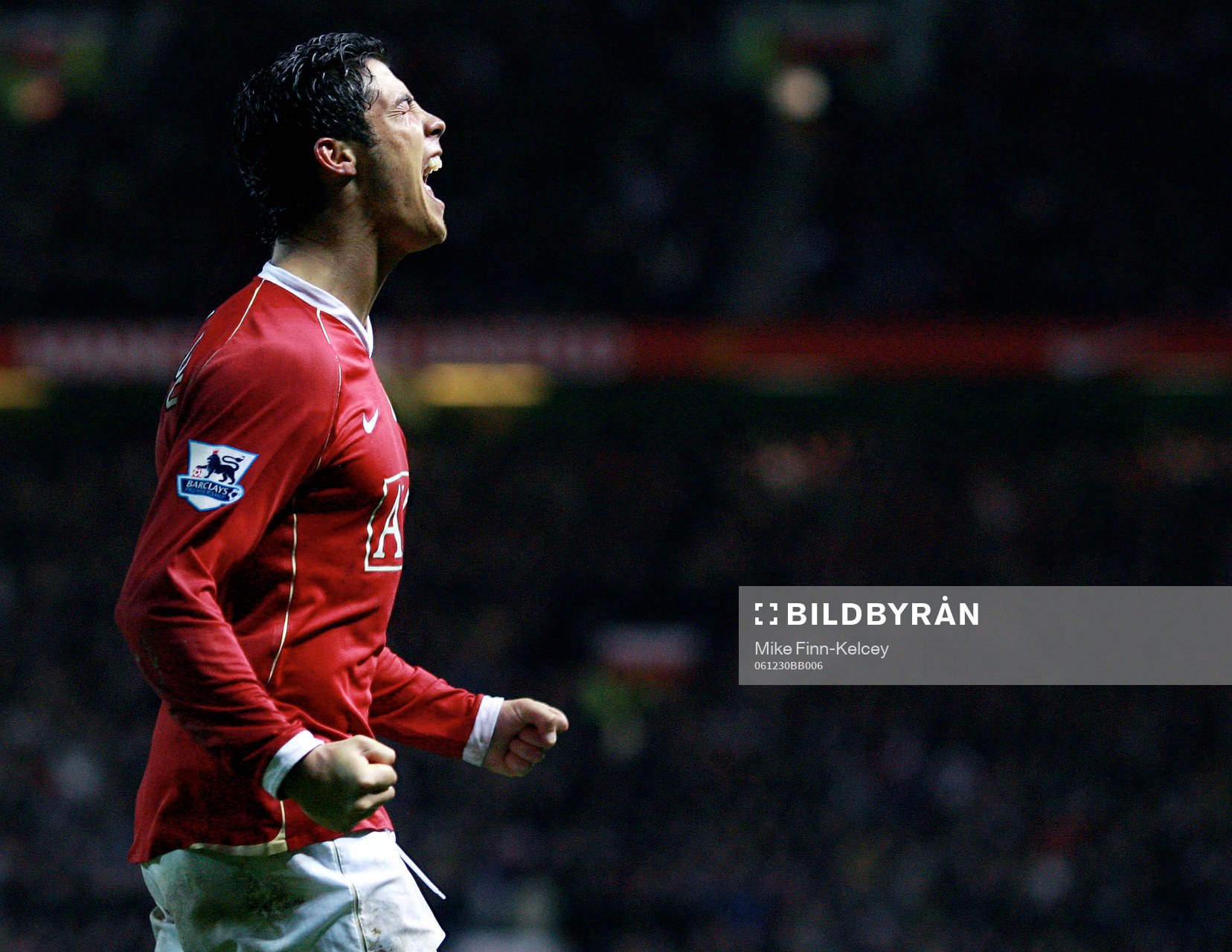  Cristiano Ronaldo, Manchester United, jubel, glädje.