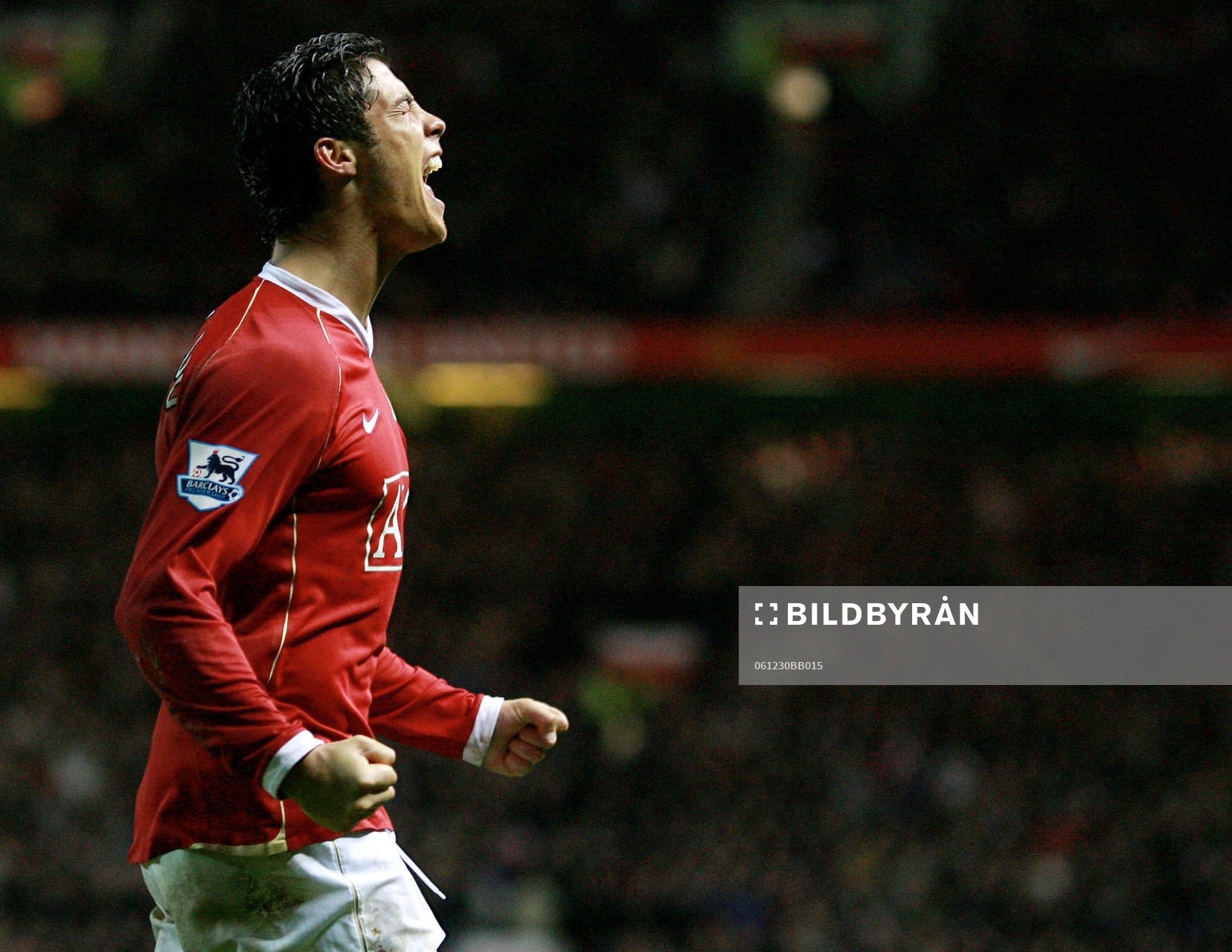  Cristiano Ronaldo, Manchester, jubel efter mål. 