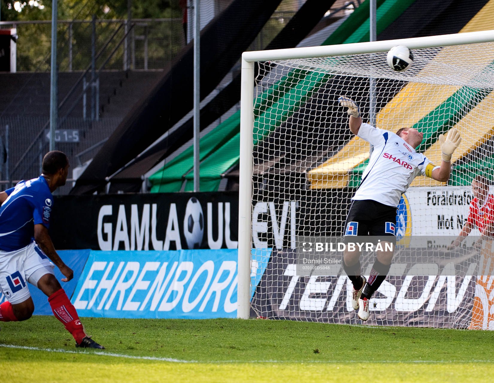 Gais har ribbträff i första halvlek. Henrik Gustavsson,