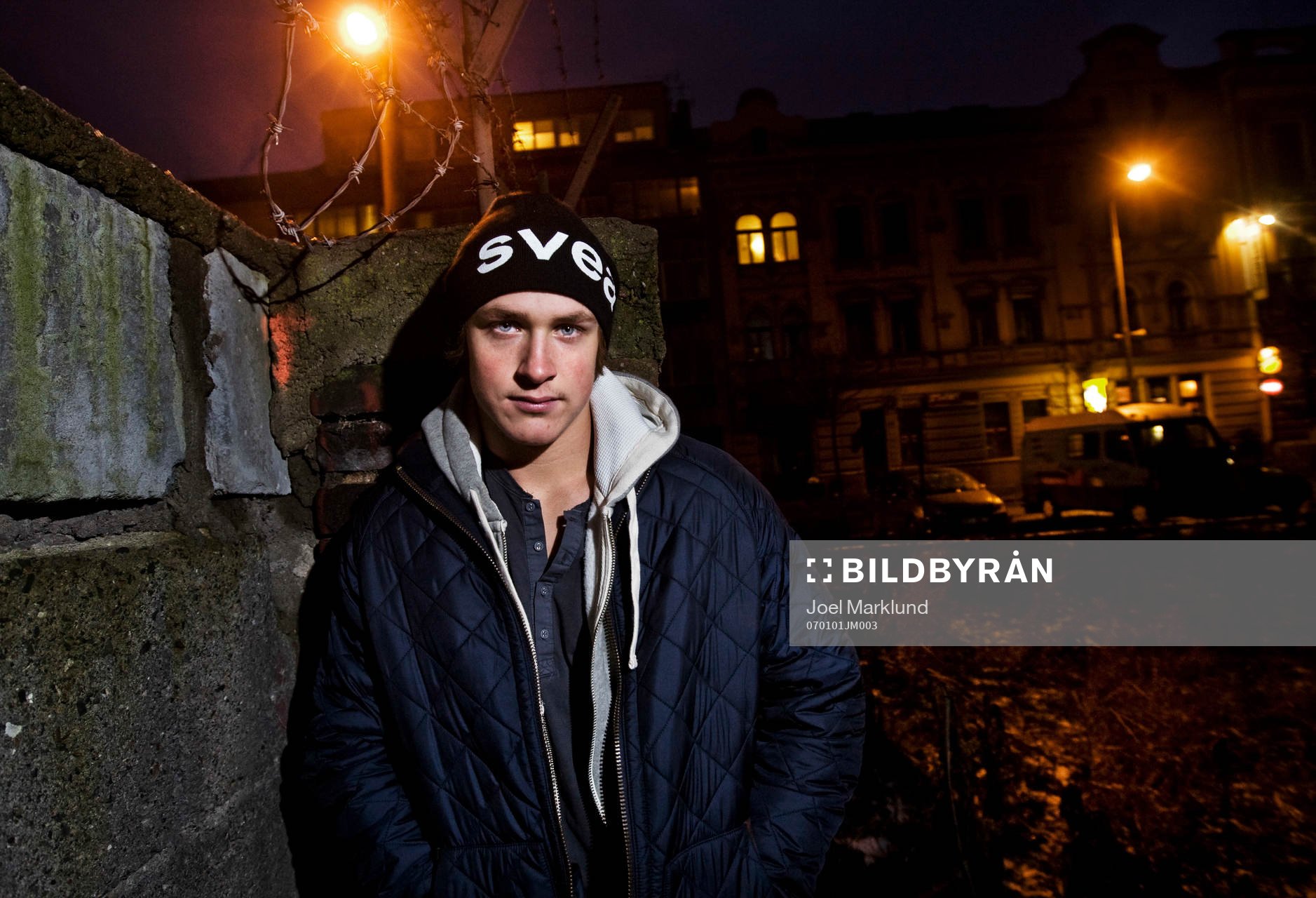 Carl Hagelin, anfallare i det svenska juniorlandslaget