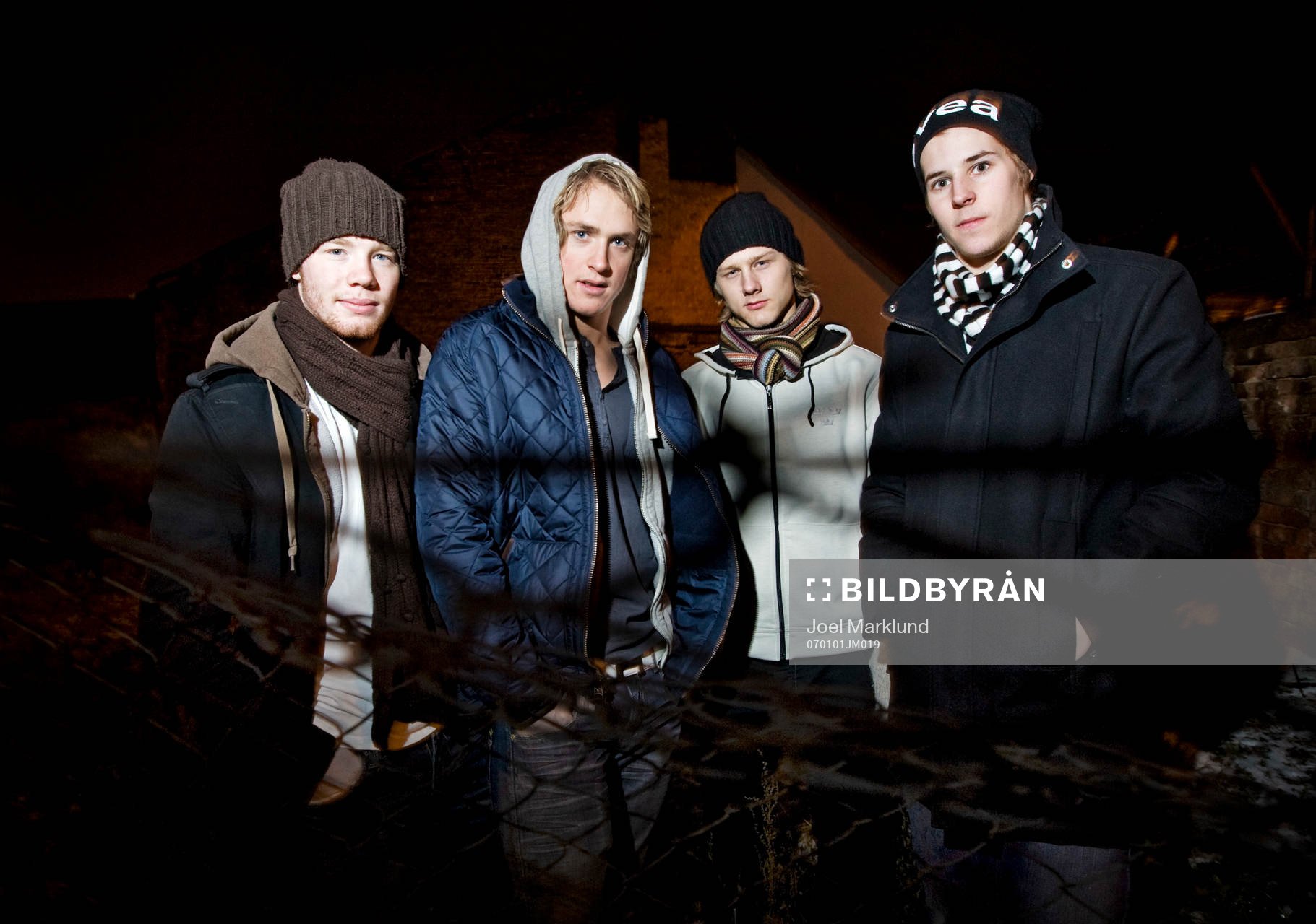 Robin Figren, Carl Hagelin, Oscar Möller  och Mario Kempe