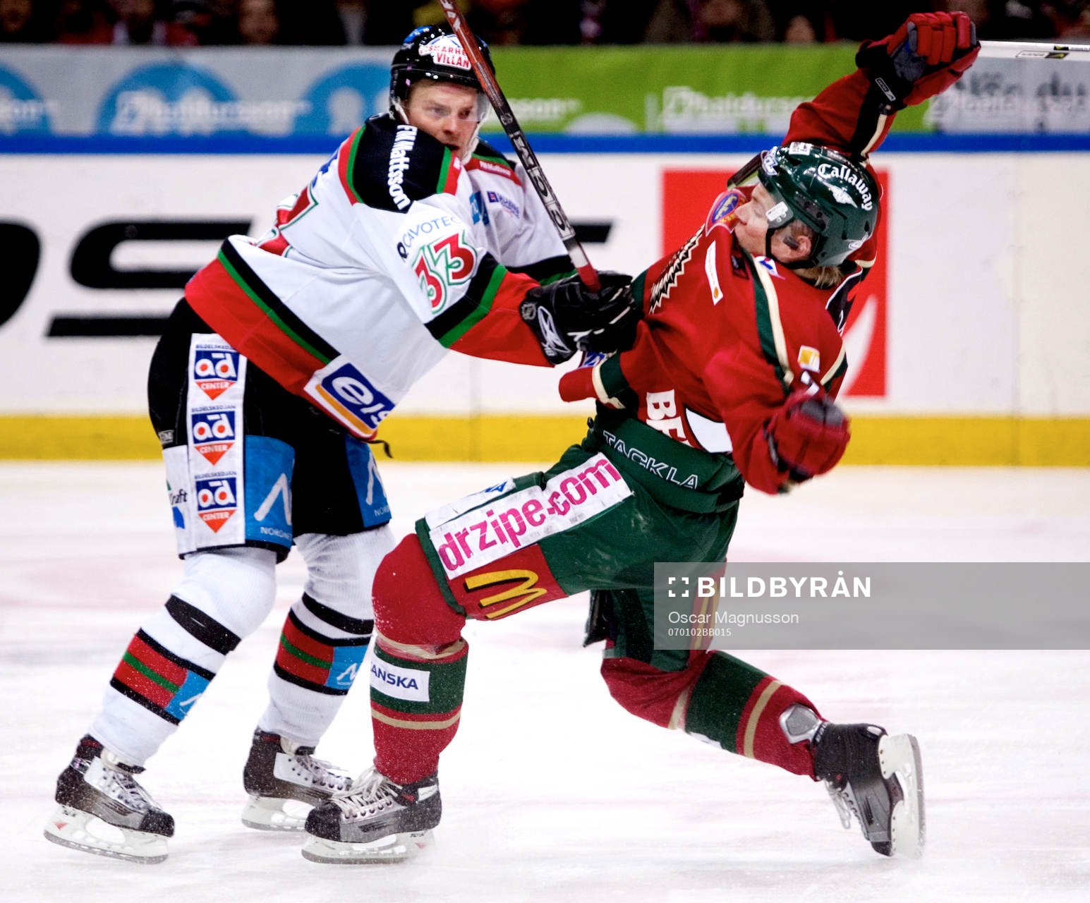 Antti Bruun och Tomi Kallio bråkar i