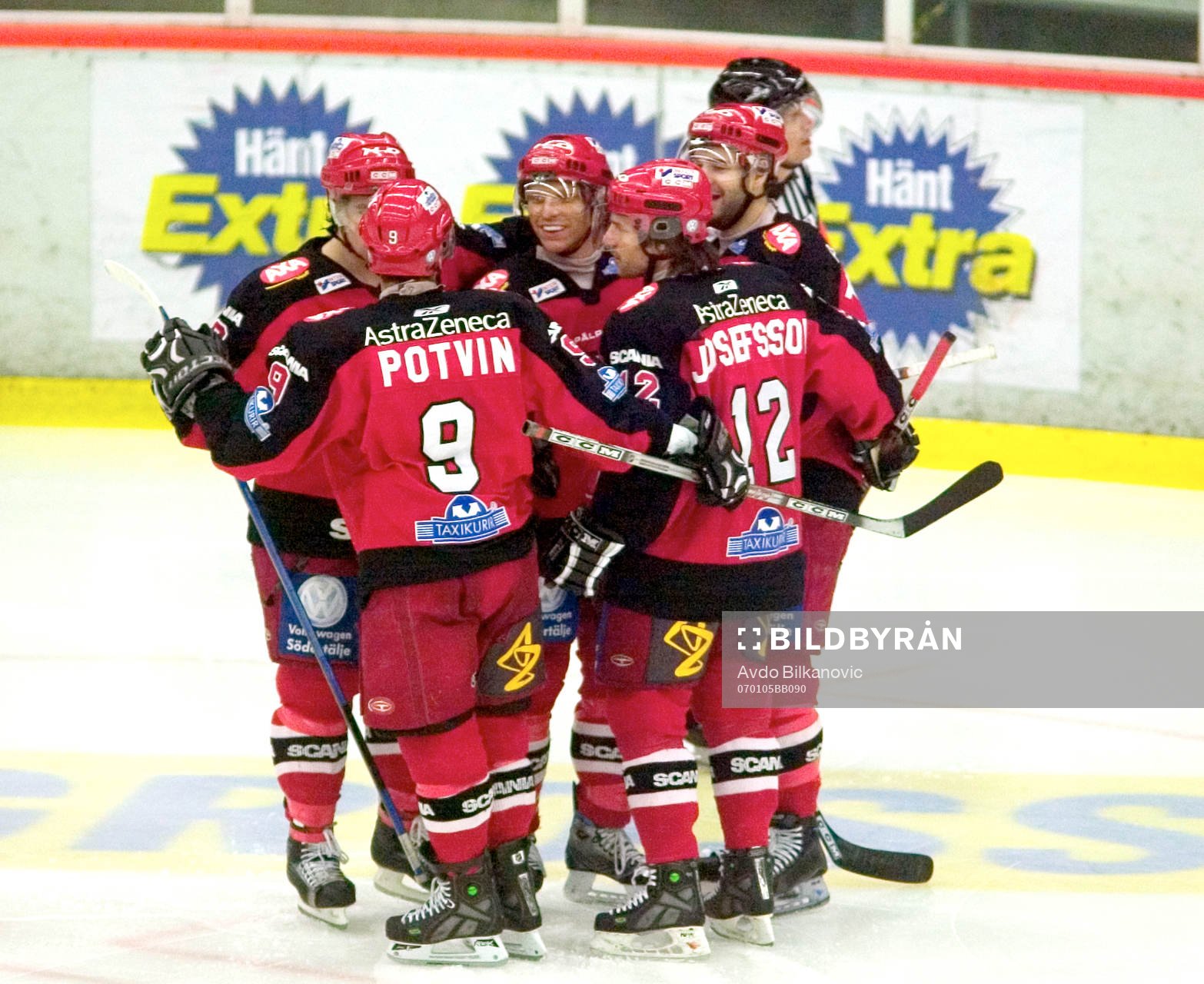 Steve Potvin, Daniel Josefsson, Calle Steen, Carter