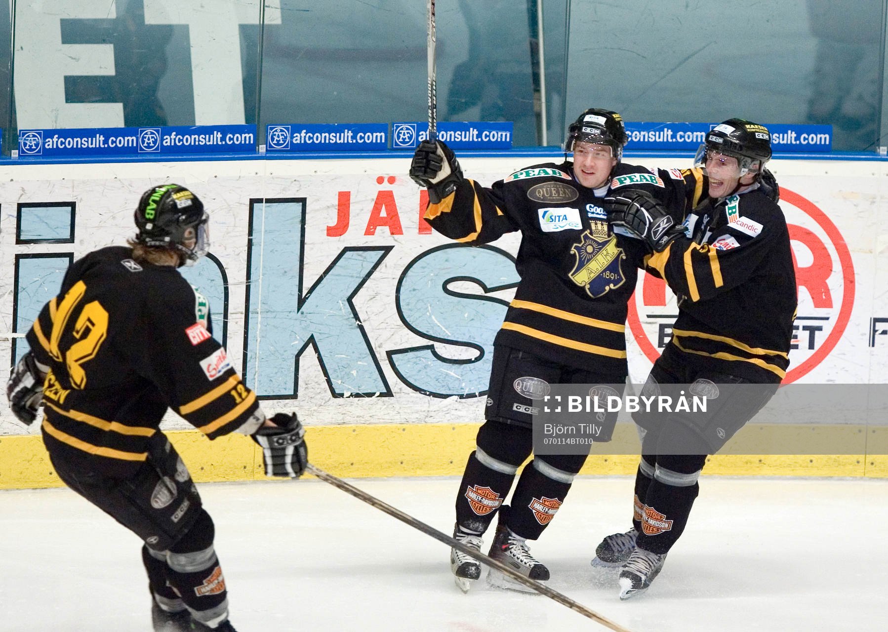 Richard Gustavsson, AIK, jubel