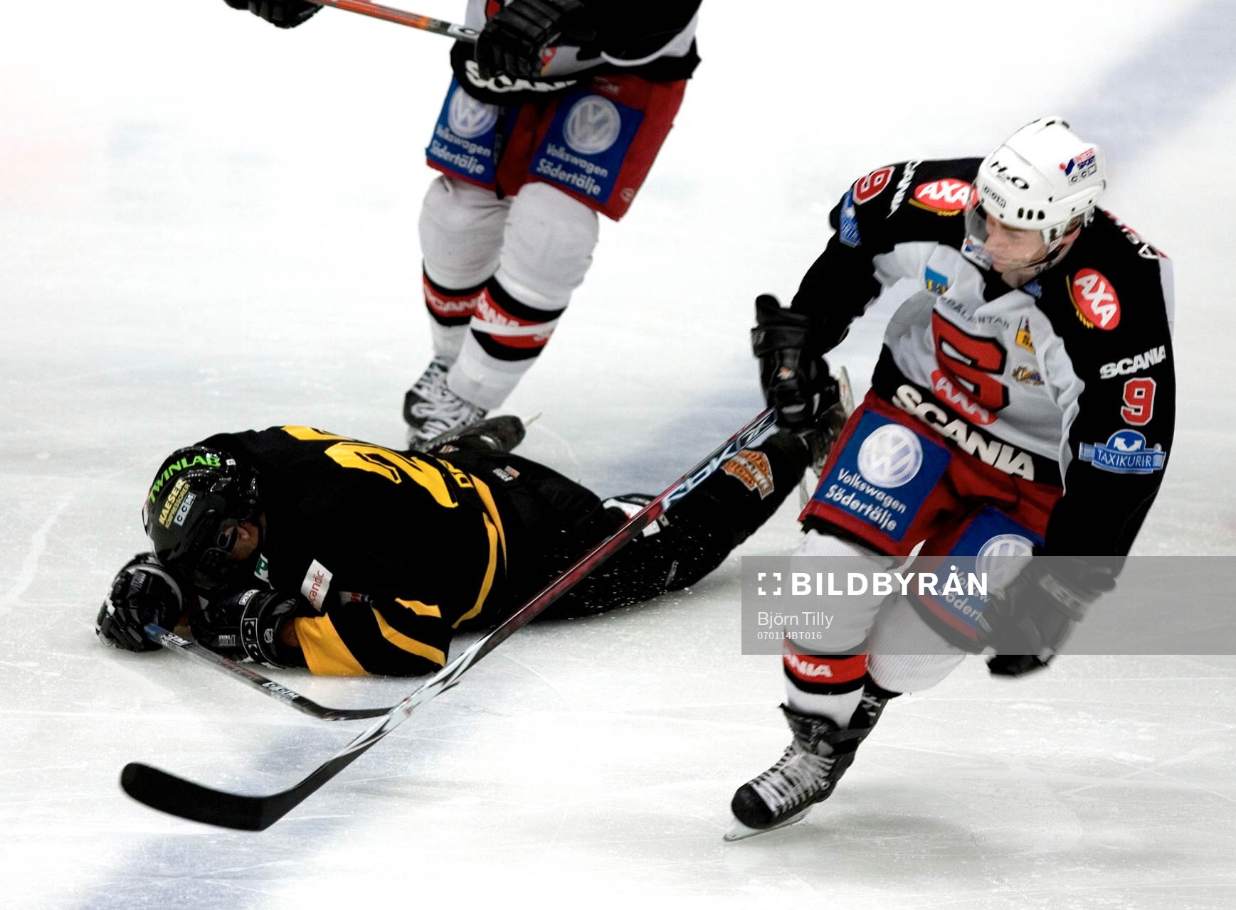 Mattias Beck, AIK och Steve Potvin, Södertälje