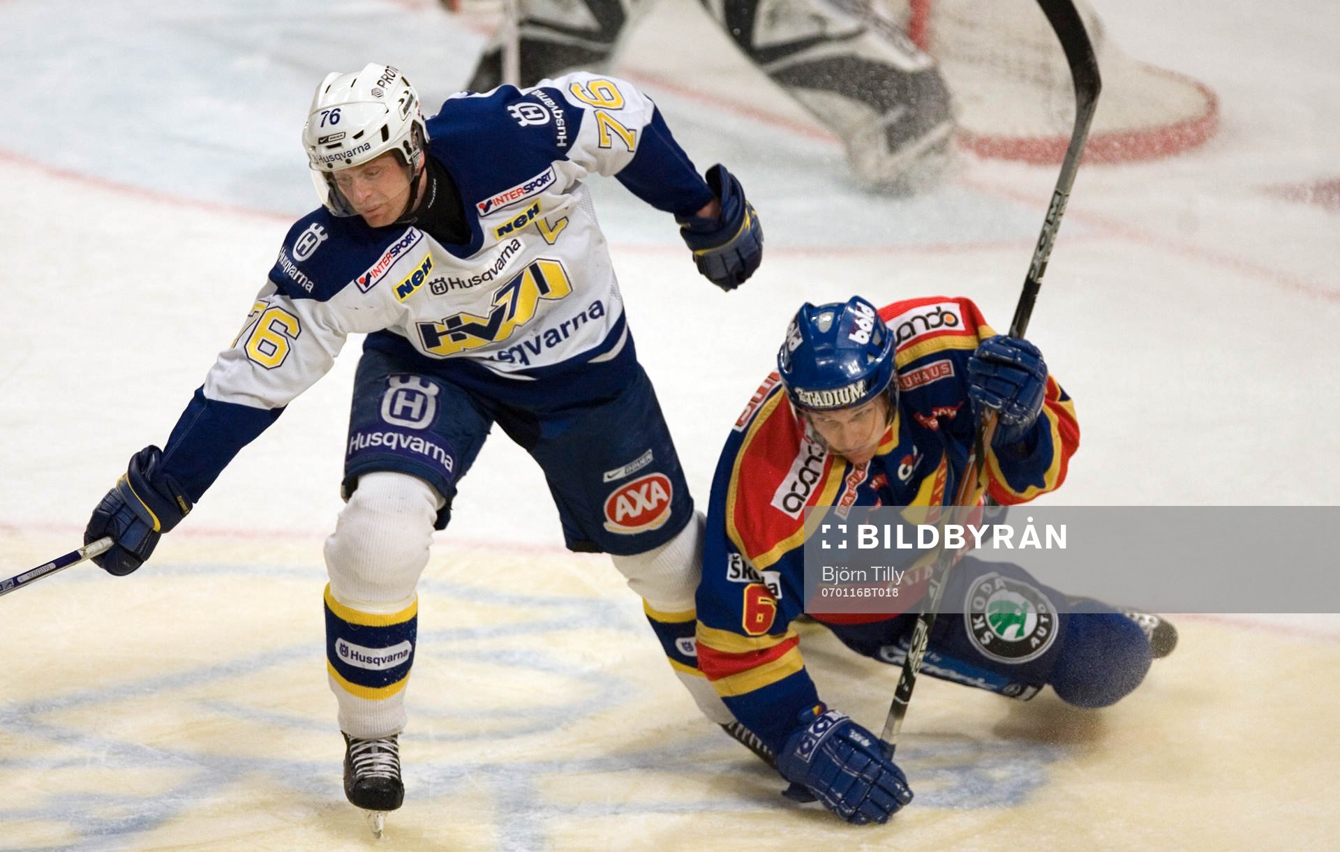 Johan Davidsson, HV71 sänkte Ronnie Pettersson och