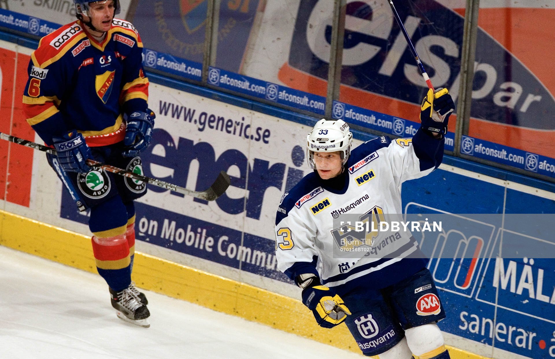 Ronnie Pettersson, Djurgården och Jari Kauppila, HV71
