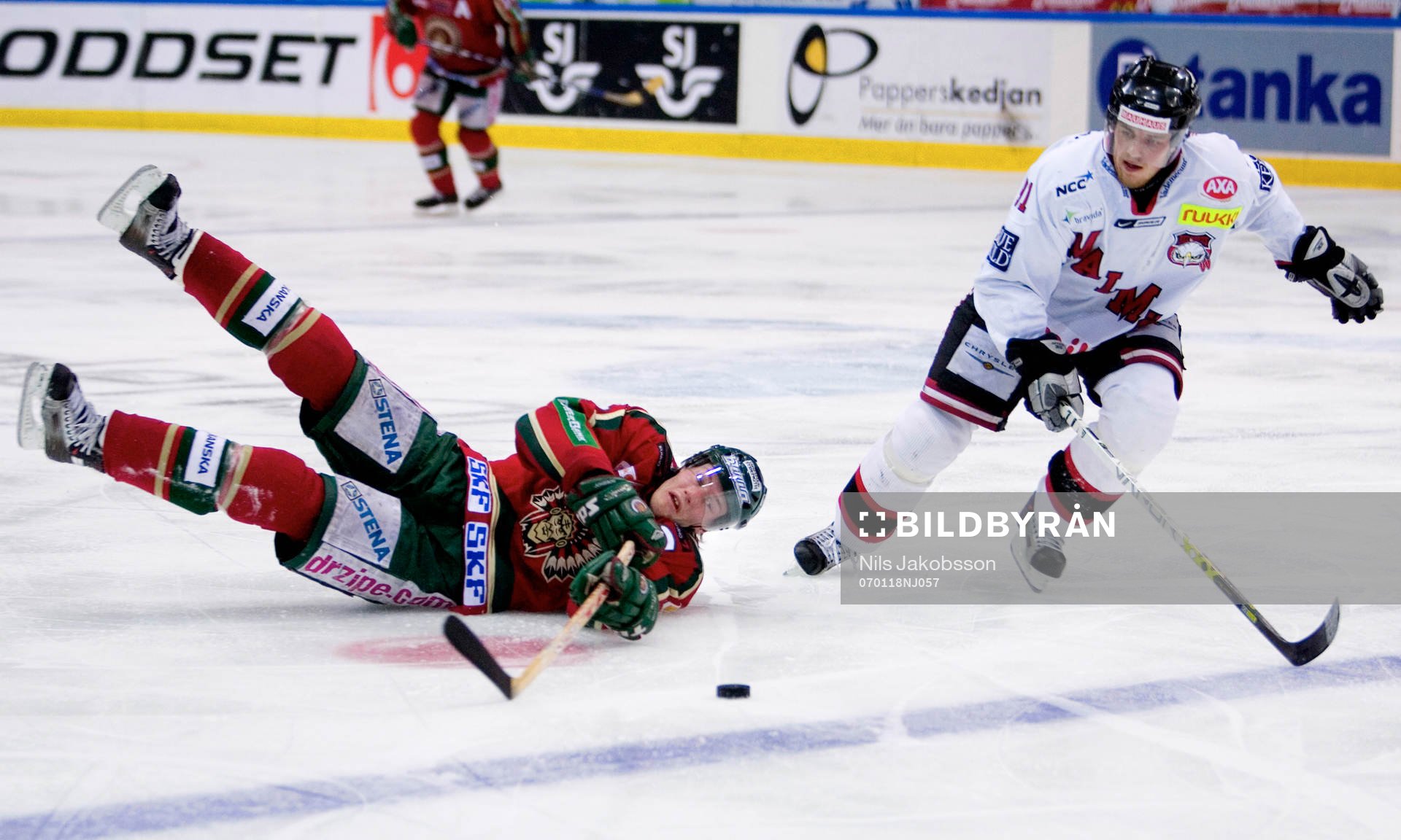 Jonas Johnson, Frölunda, Lasse Pirjetä, Malmö