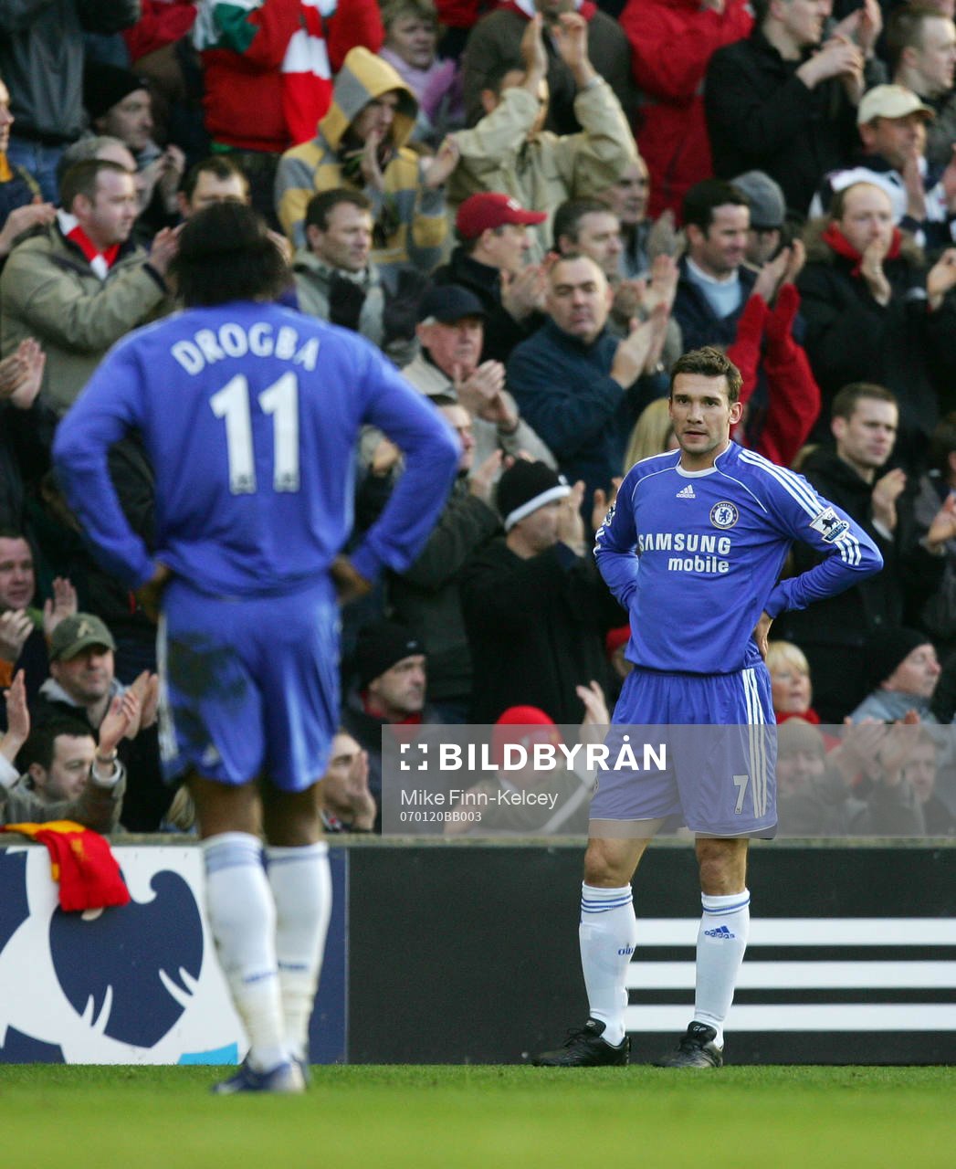 Andrej Shevchenko och Didier Drogba, Chelsea