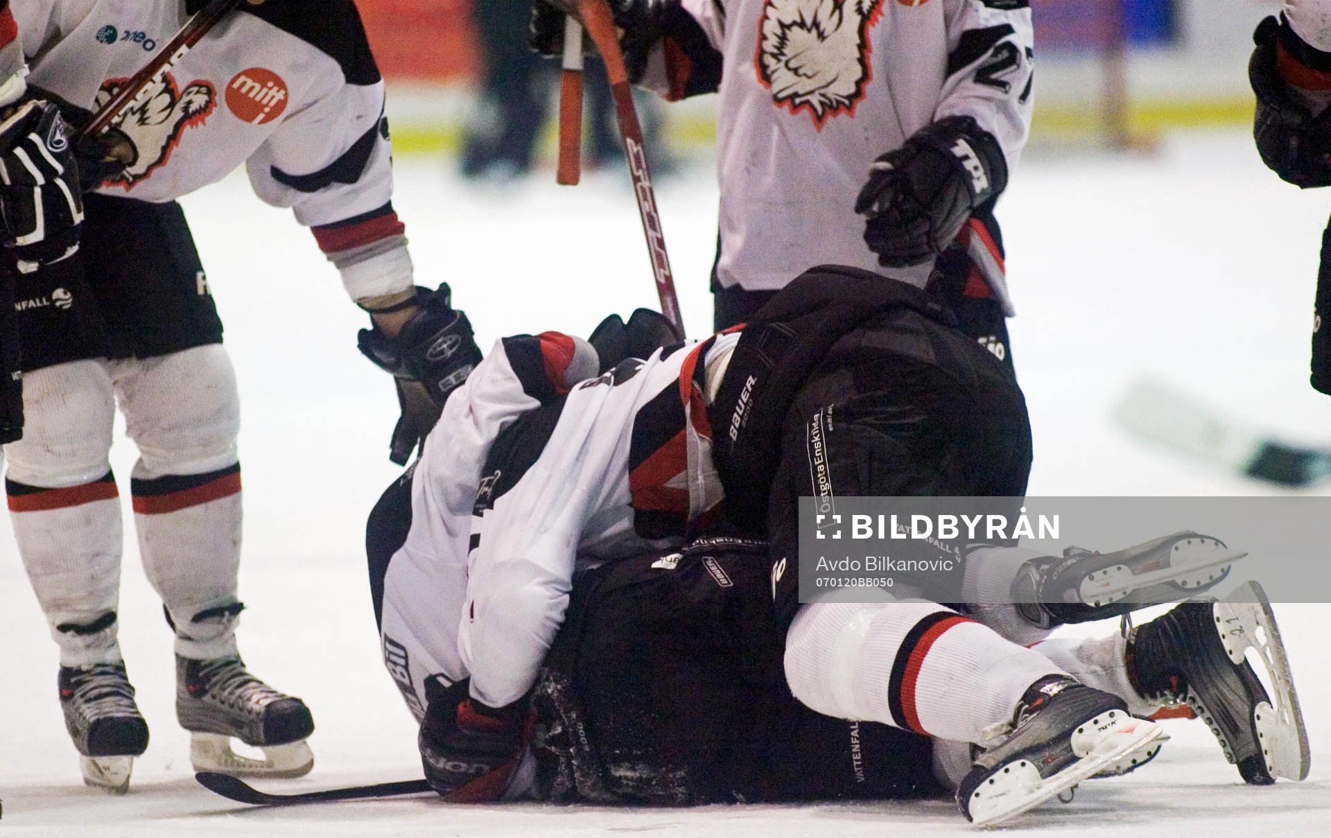 Kristianstad - Haninge: Jesper Nordlander, David Berglund,