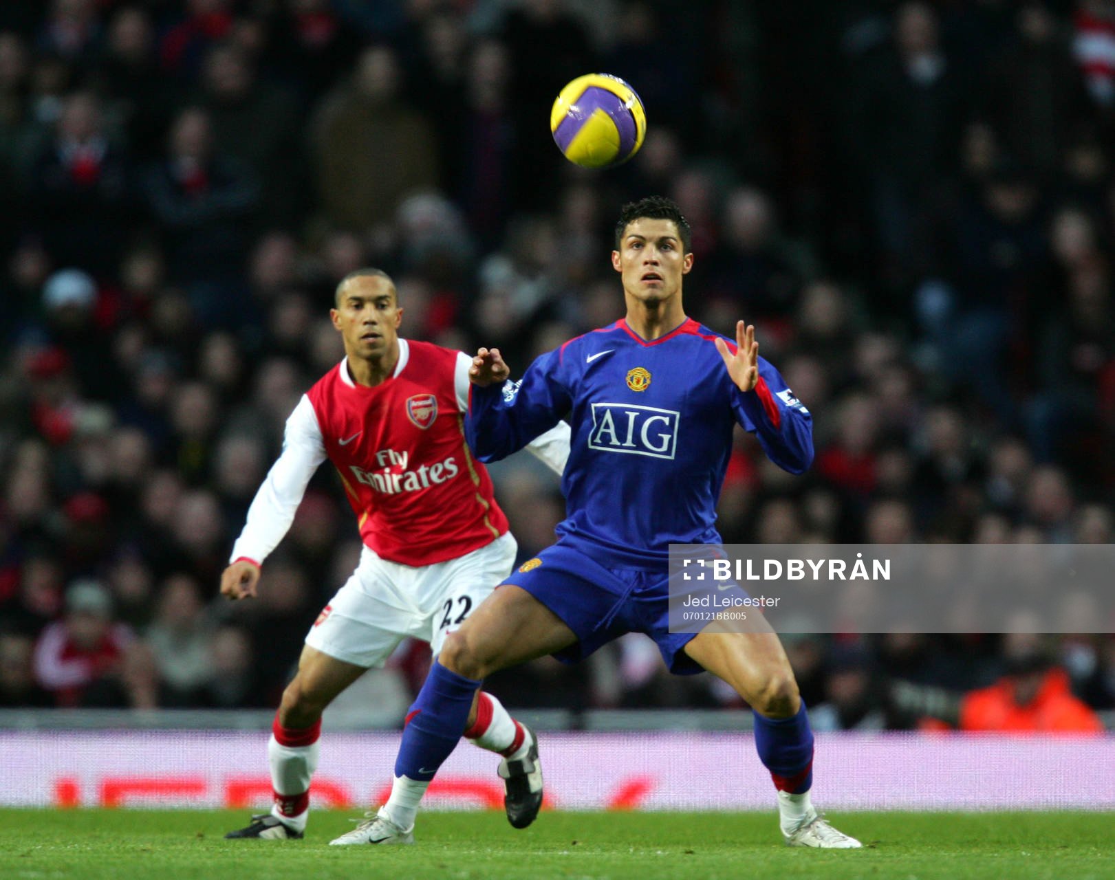 Fotboll, Premier League (Engelsk Liga), Arsenal v