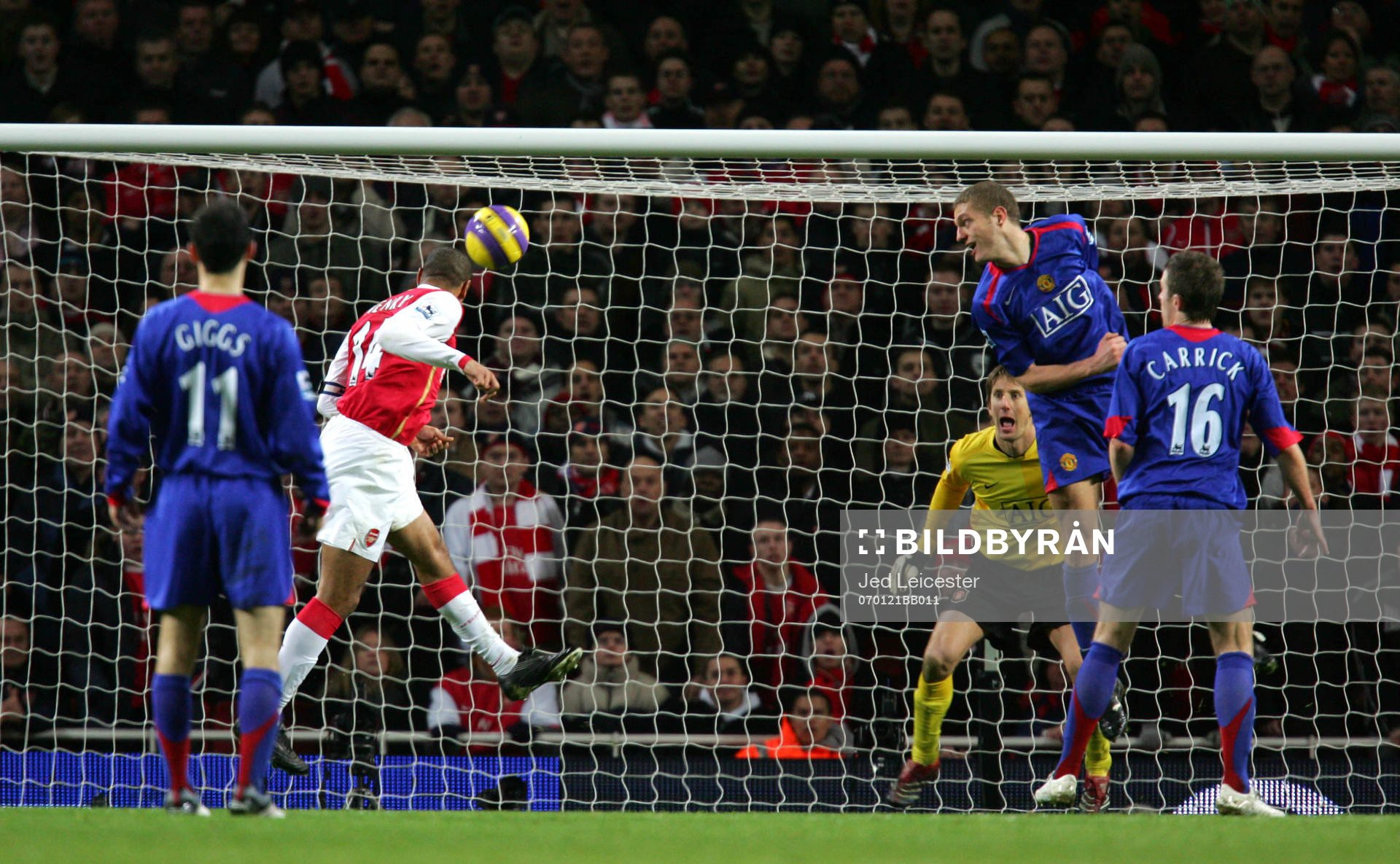 Fotboll, Premier League (Engelsk Liga), Arsenal v