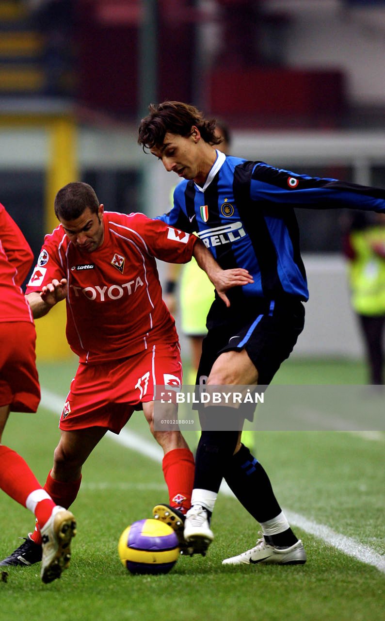 Zlatan Ibrahimovic, Inter och Blasi, Fiorentina
