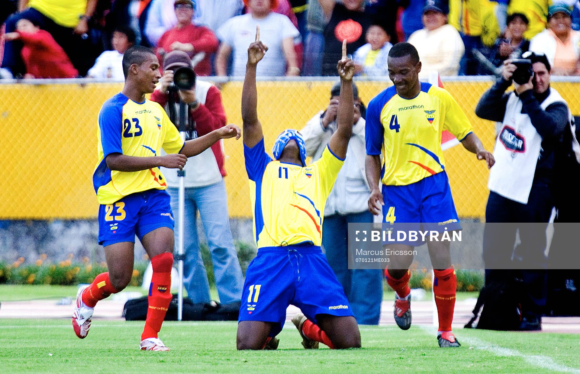 Fernando Gerrero, Edmundo Zura och Omar de Jesus, Ecuador