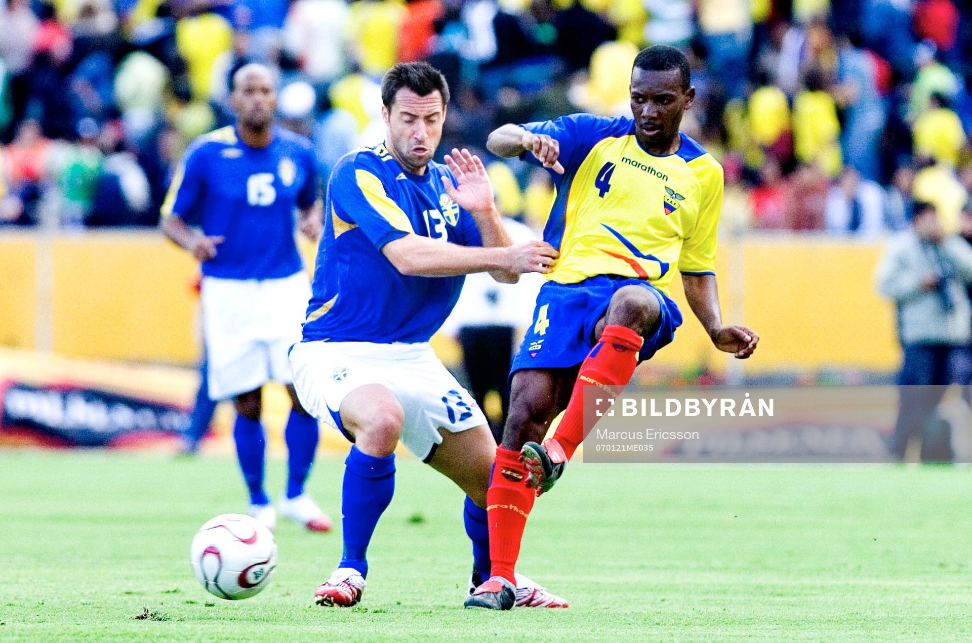 Mathias Concha, Sverige och Omar de Jesus, Ecuador