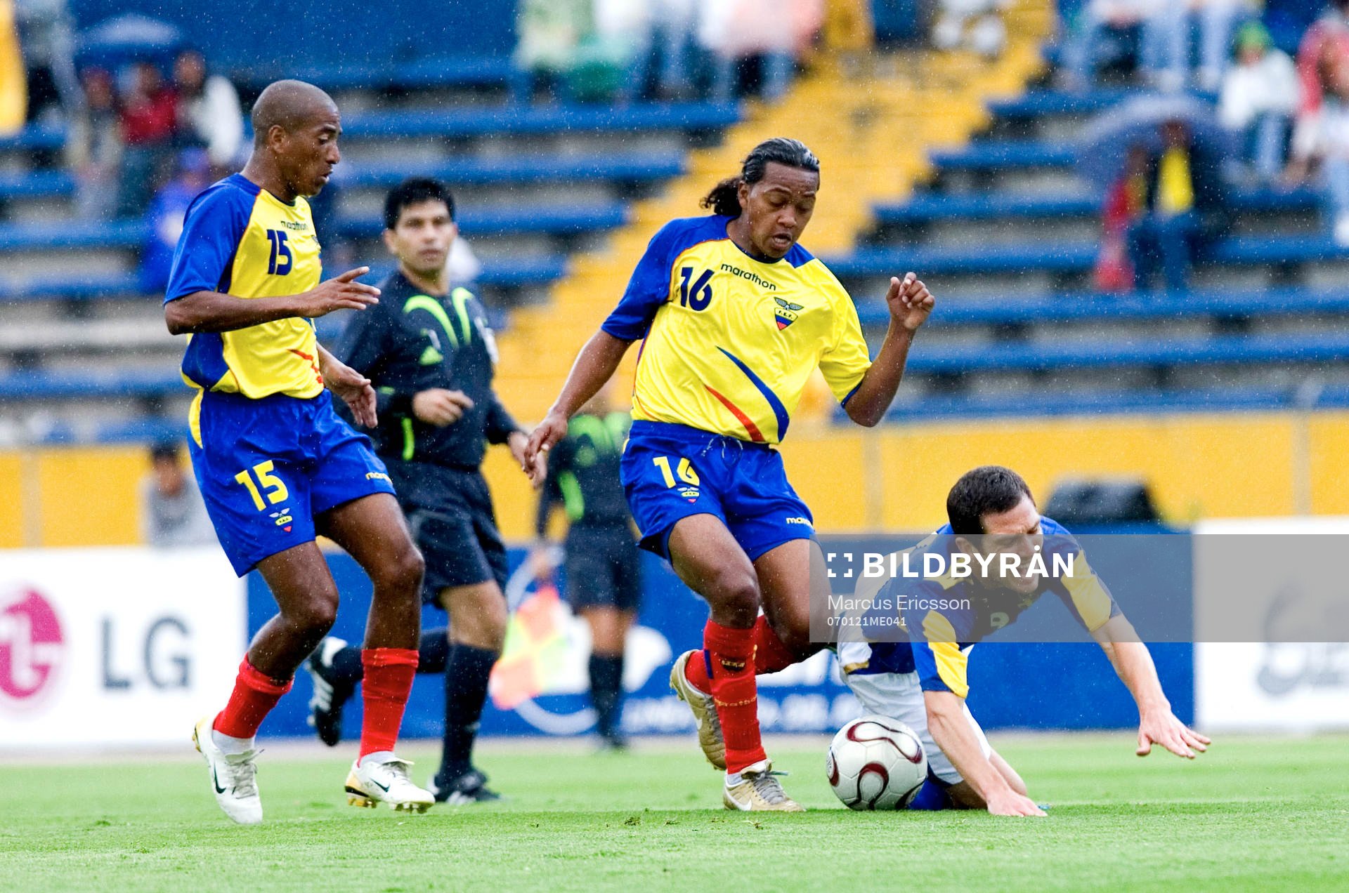 Martin Ericsson på fall