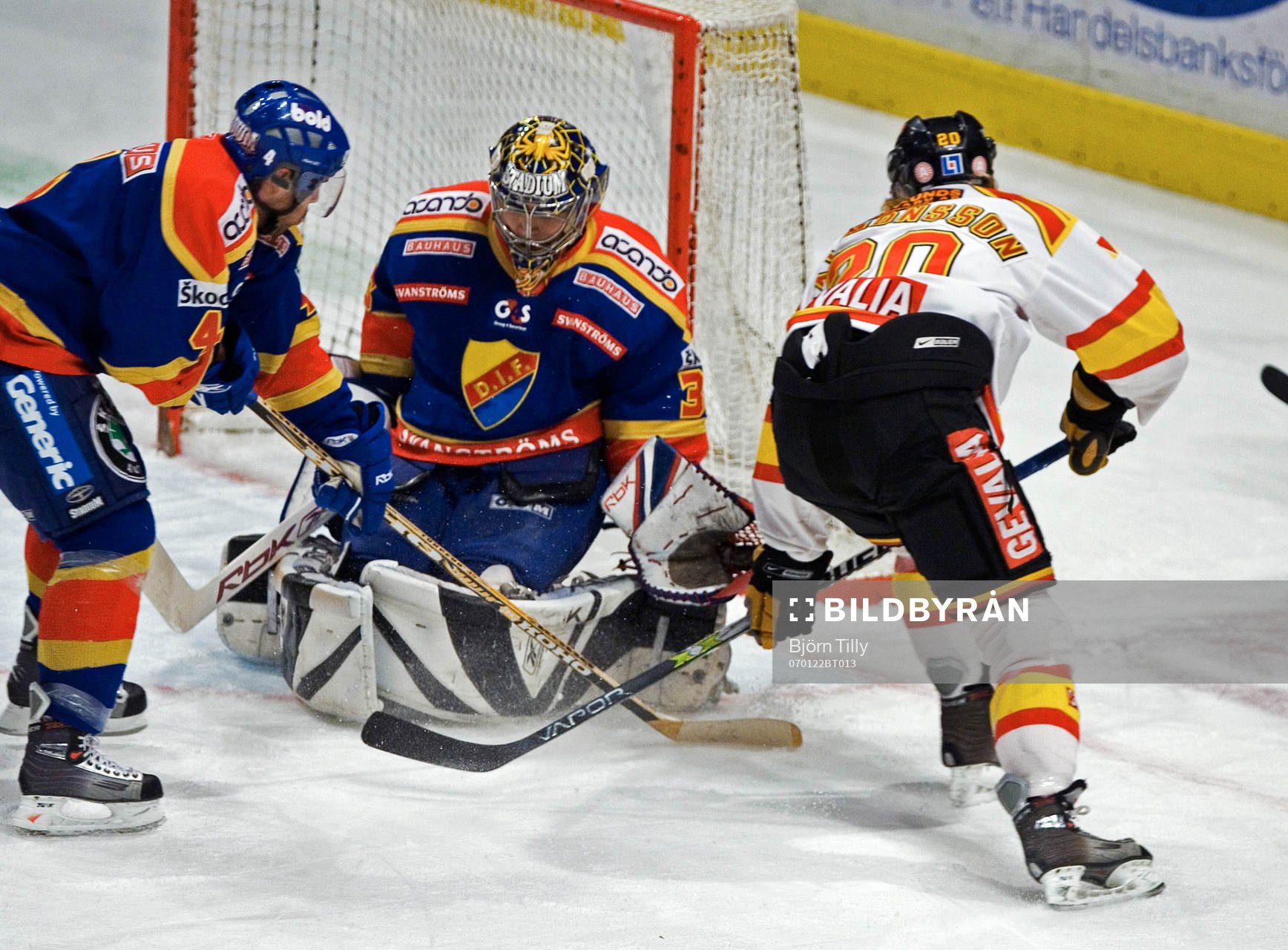 Johannes Salmonsson, Brynäs och Stefan Ridderwall, målvakt