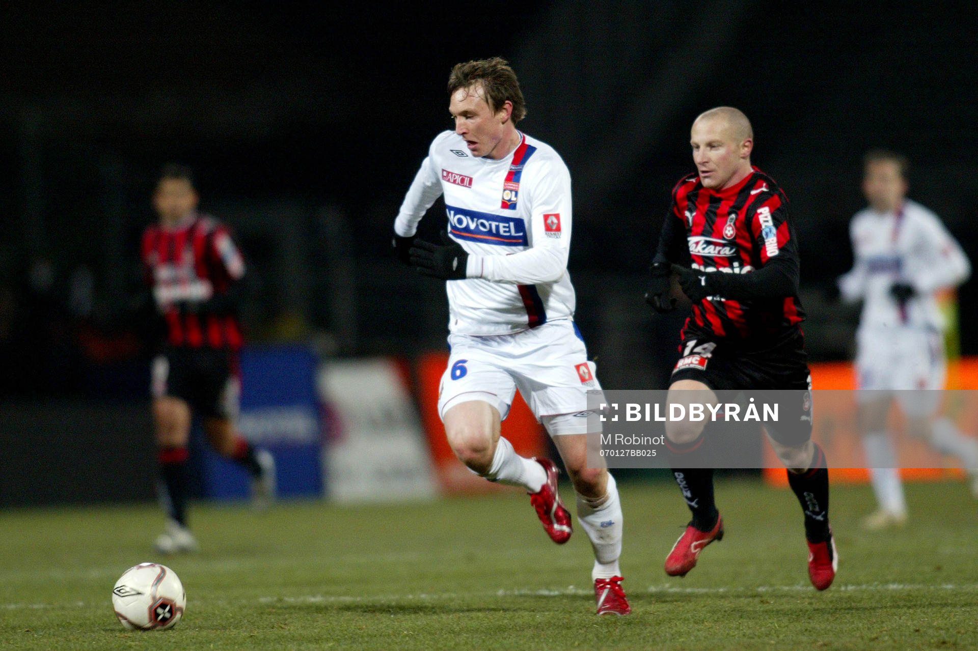 Kim Källström, Lyon och Florent Balmont, Nice