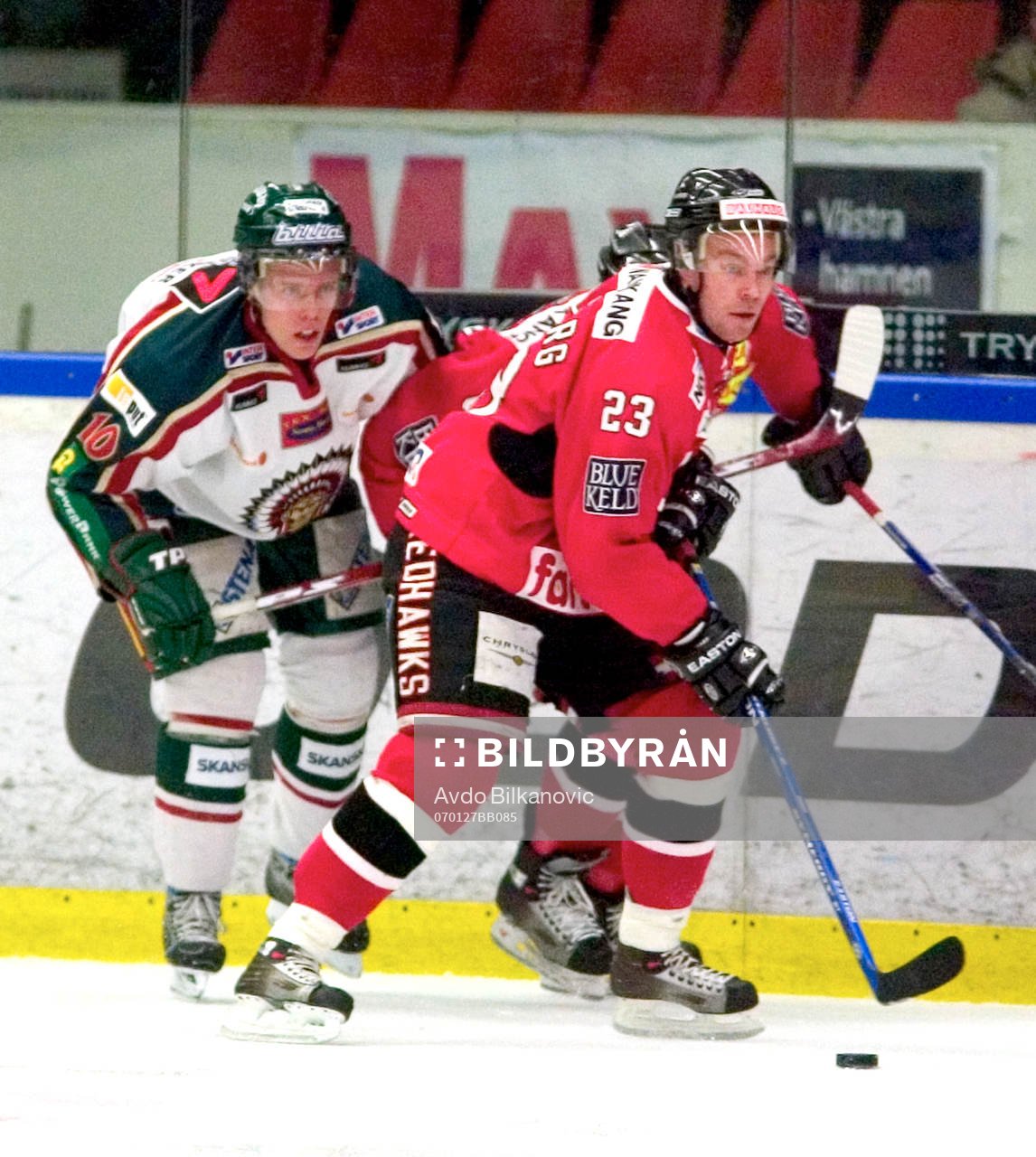 Mikael Wahlberg, Malmö, Fredrik Johansson, Frölunda