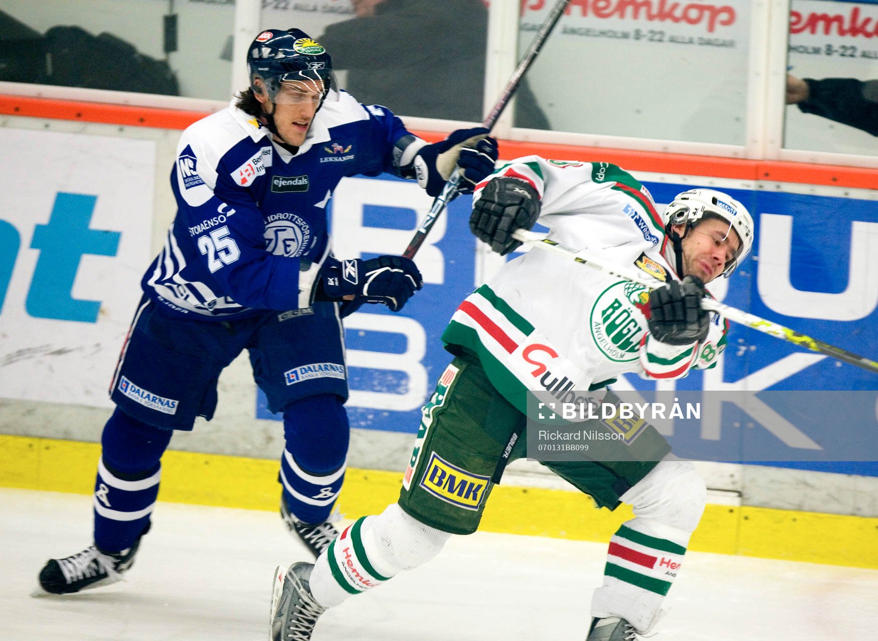 Tomi Pettinen, Leksand och Patrik Tano, Rögle