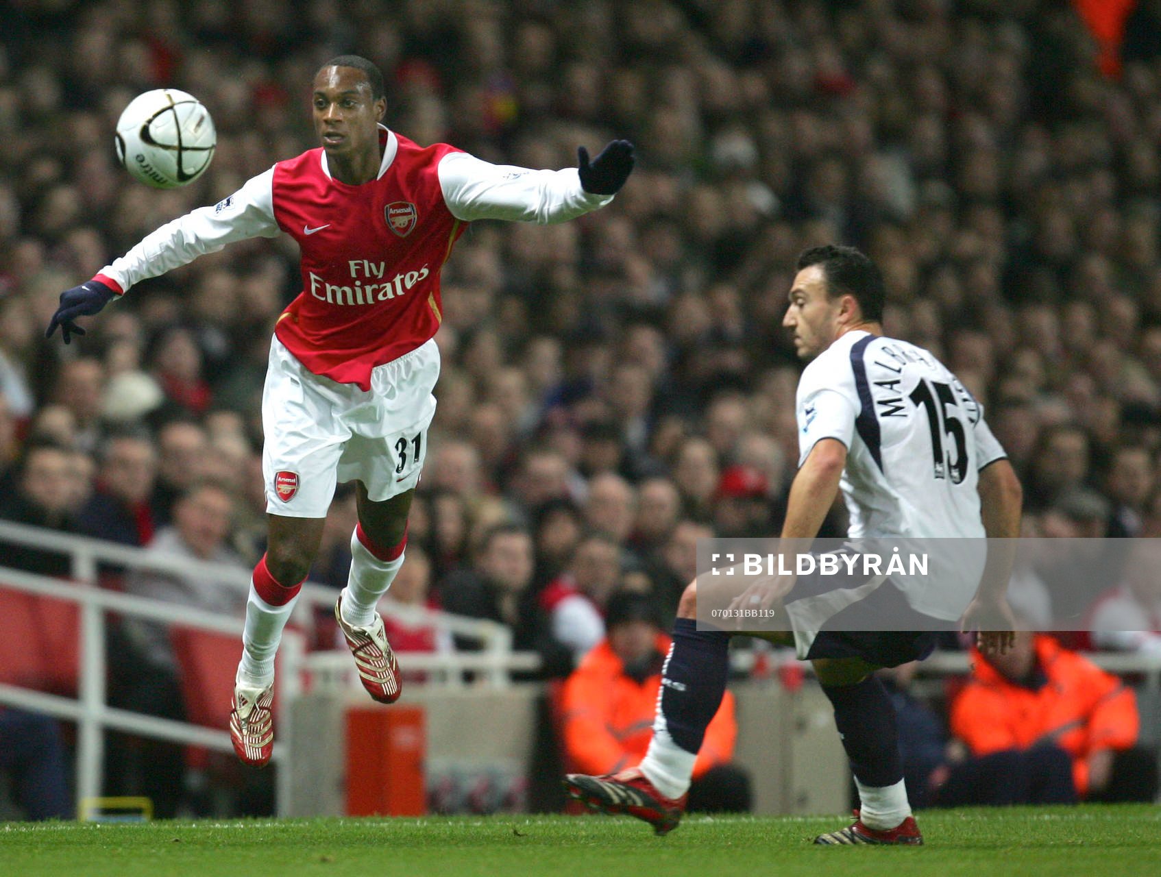 Fotboll, engelsk, Ligacupen, semifinal, Arsenal - Tottenham